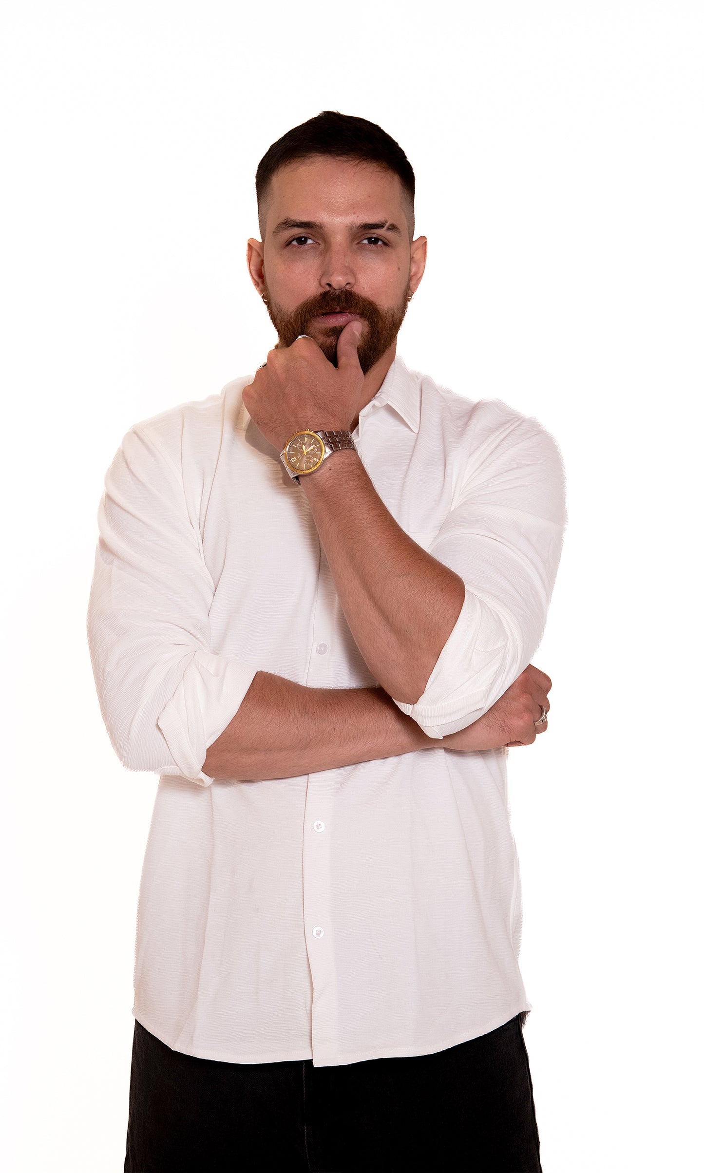 White Collar Rogue Shirt