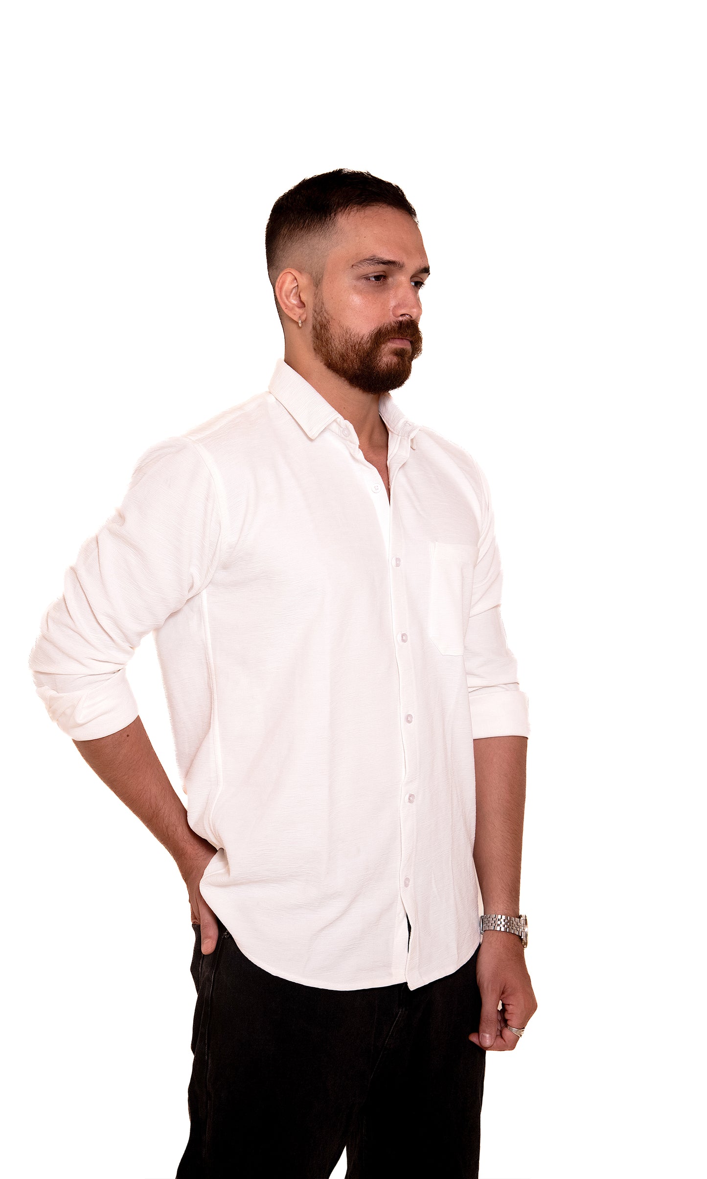 White Collar Rogue Shirt