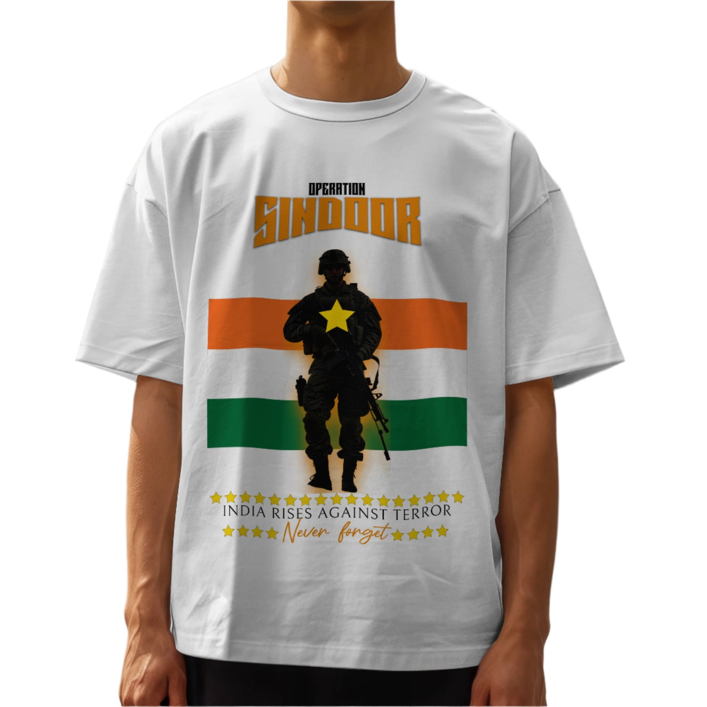 Operation Sindoor oversize T-shirt