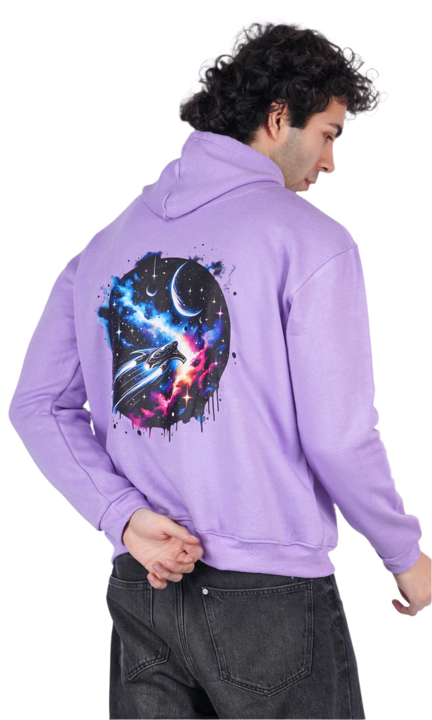 Galaxy Lavender Oversize Hoodie