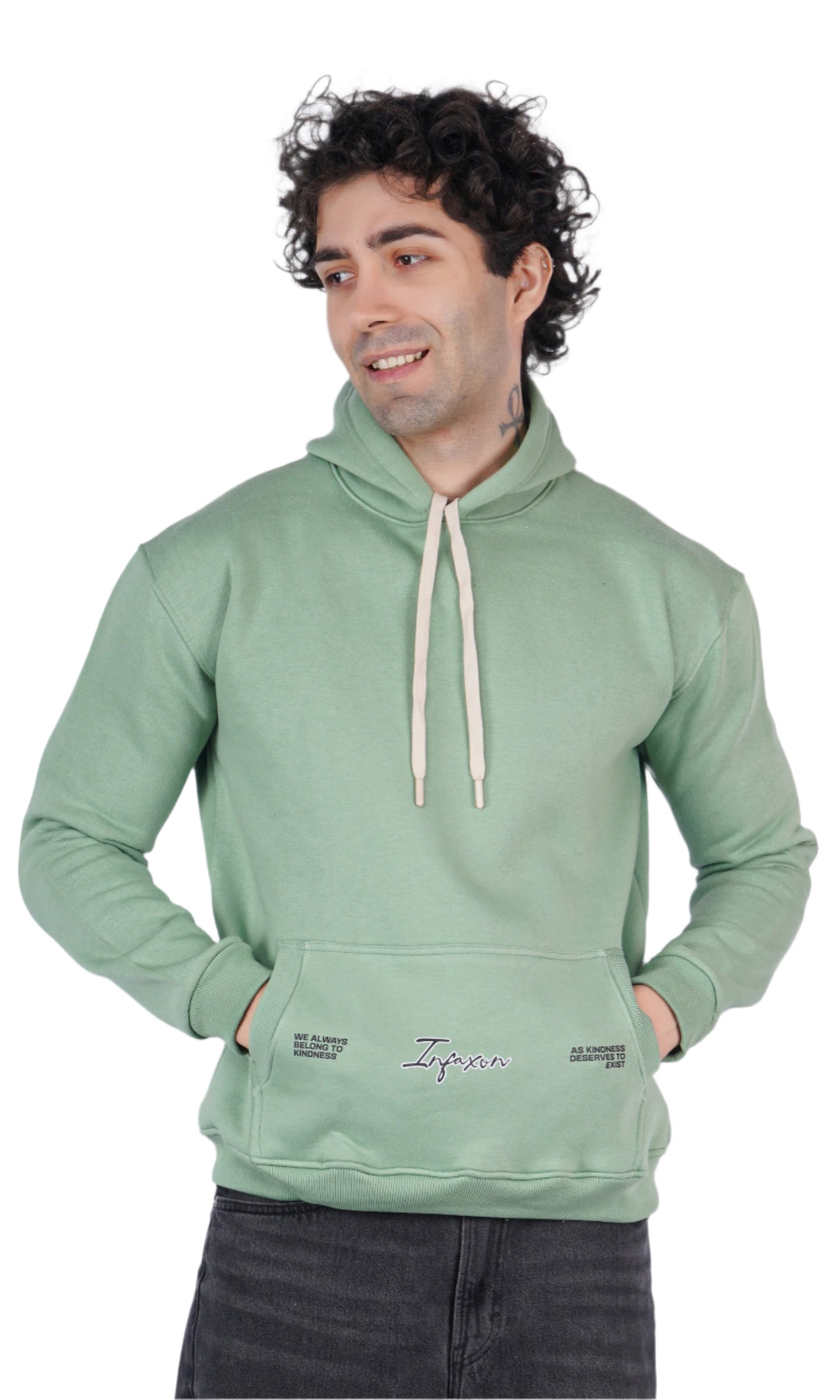 Peace Pistachio Oversize Hoodie