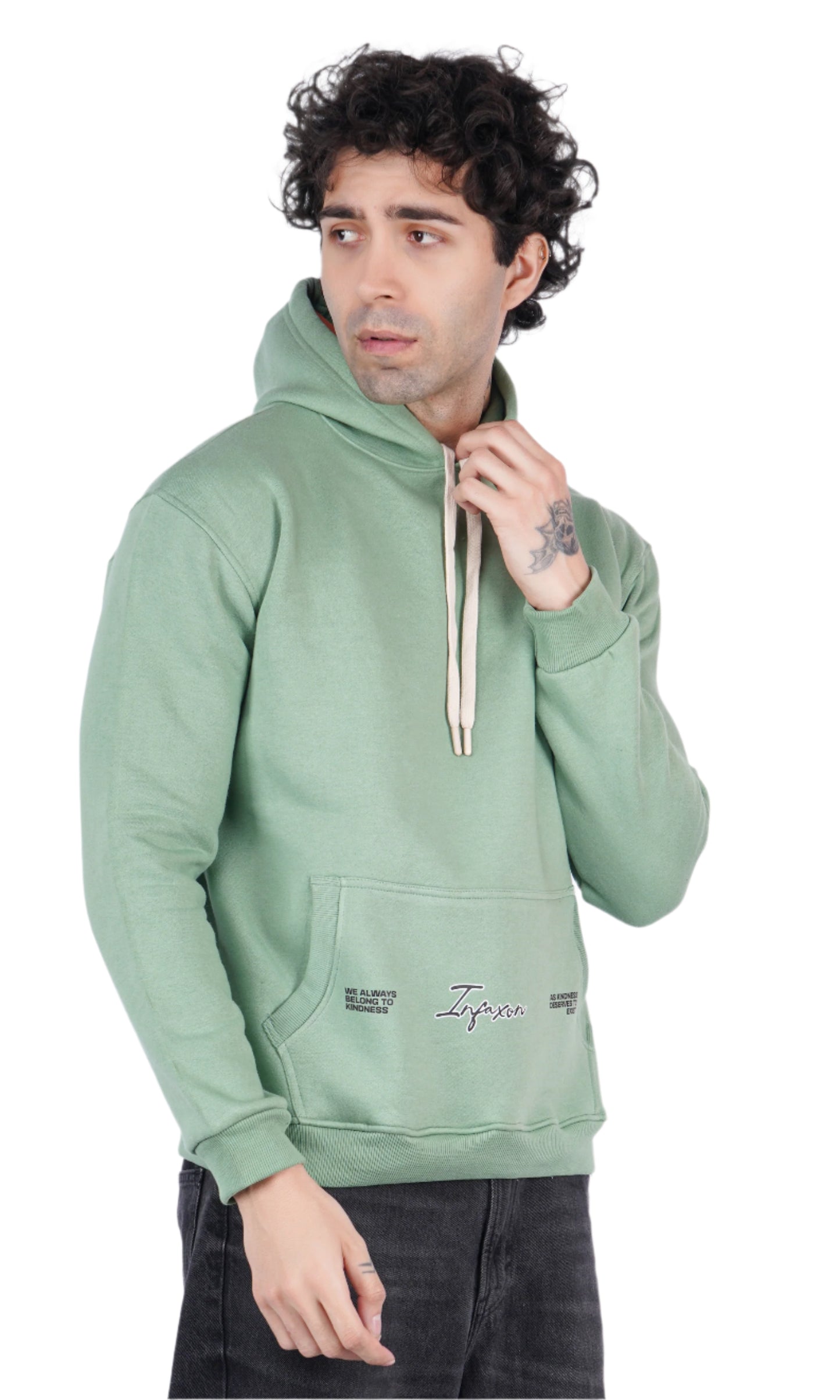 Peace Pistachio Oversize Hoodie
