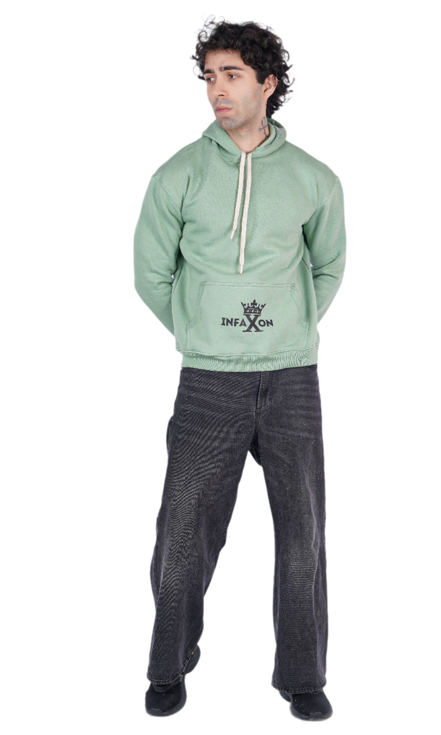 Cherry blossom pistachio oversize hoodie