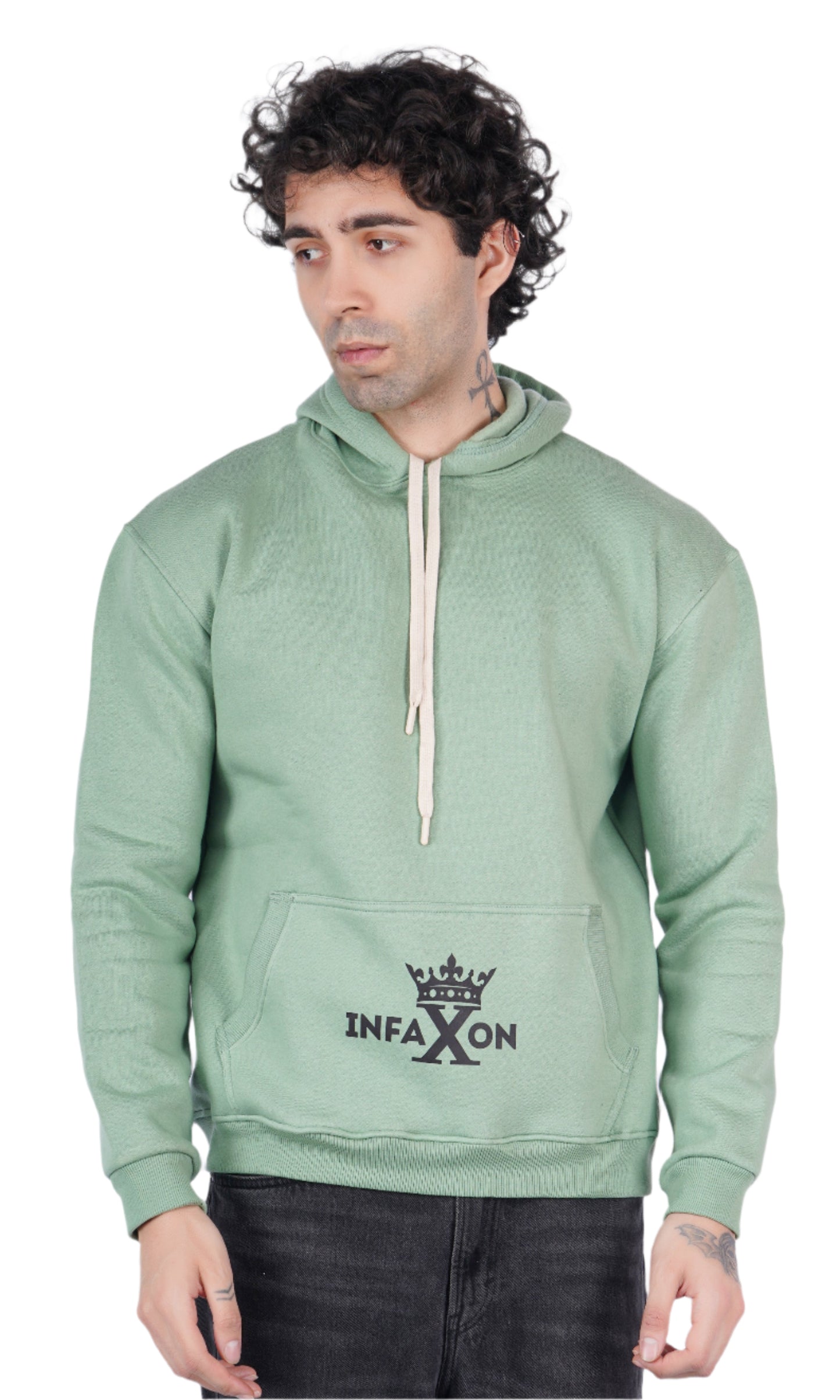Cherry blossom pistachio oversize hoodie