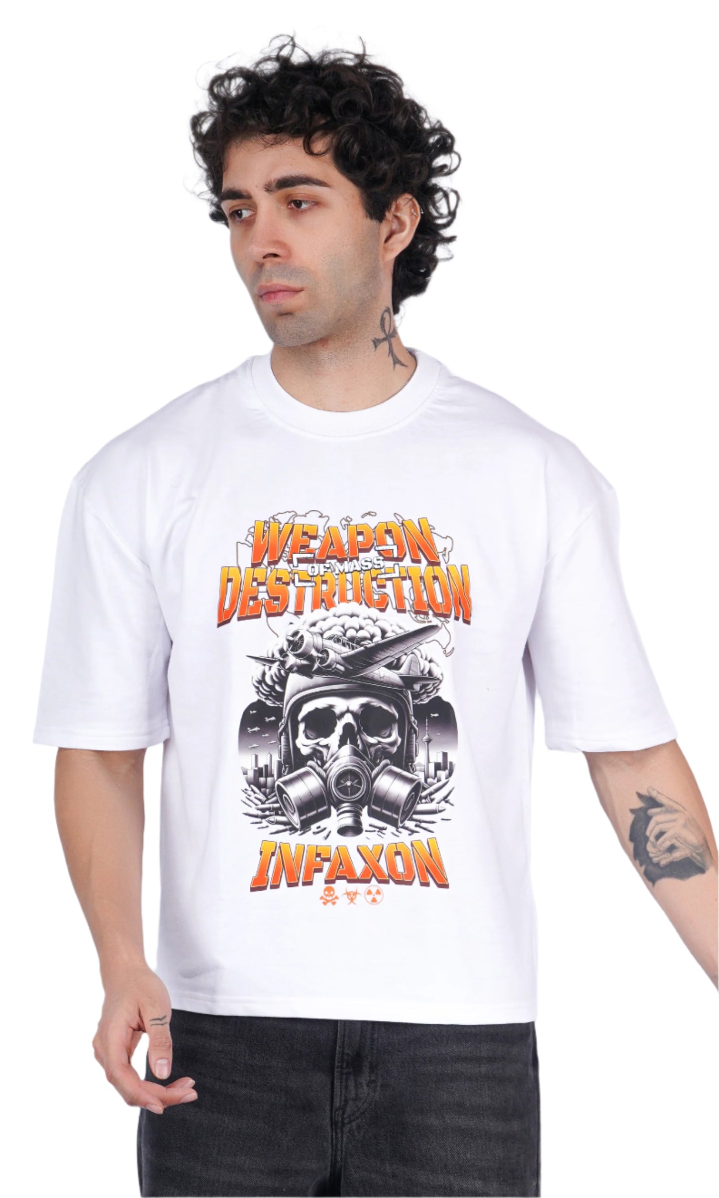 Weapon of Mass Destruction White Oversize T-shirt