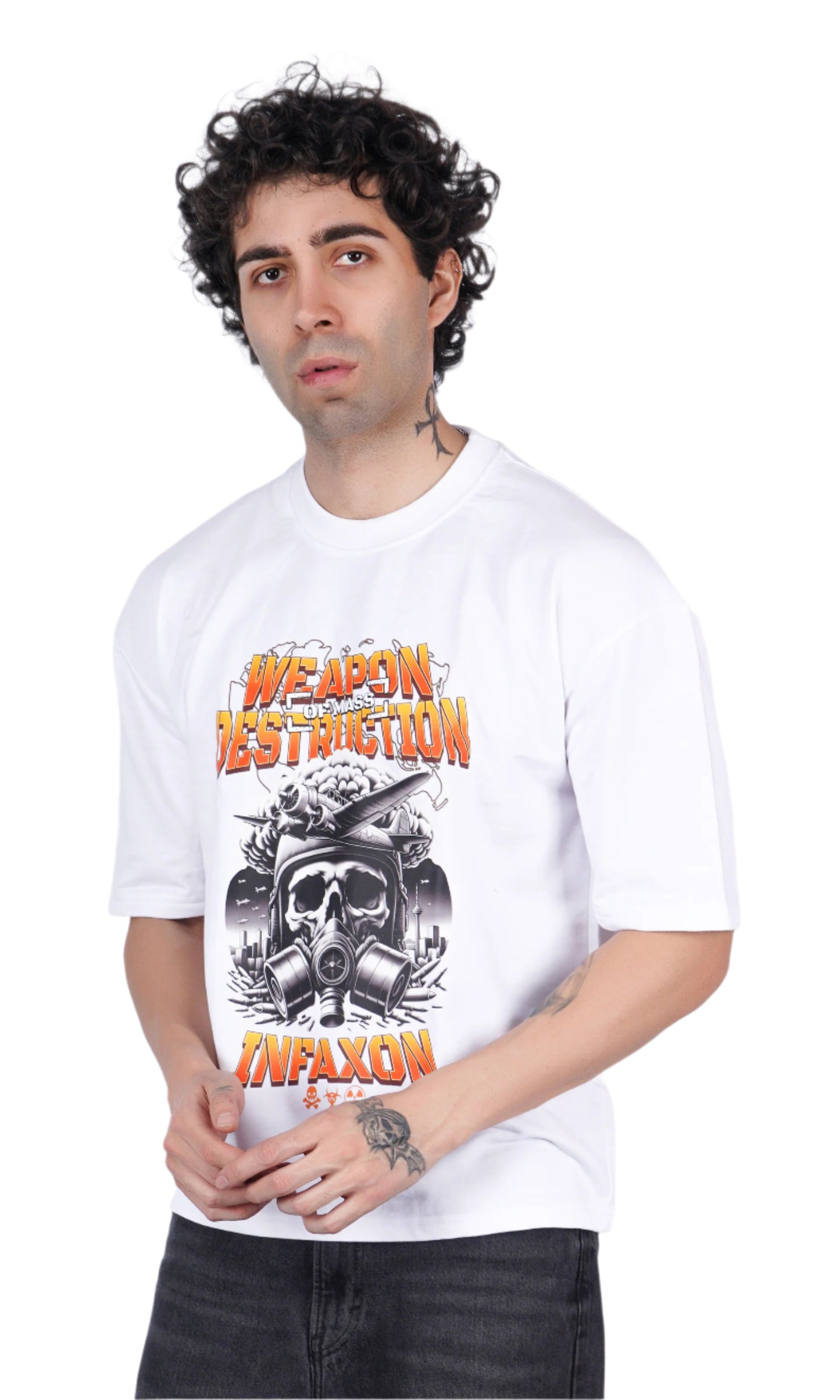 Weapon of Mass Destruction White Oversize T-shirt