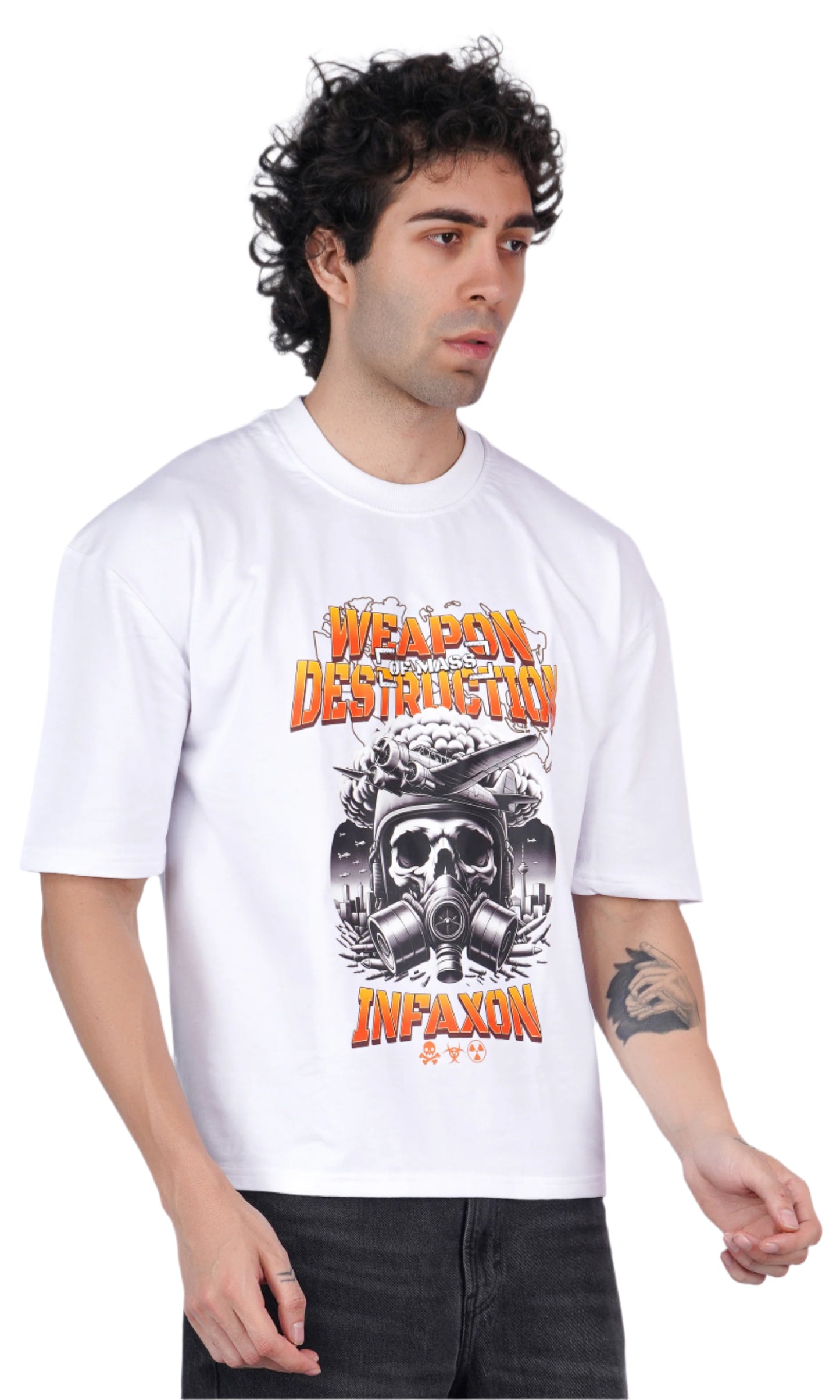 Weapon of Mass Destruction White Oversize T-shirt