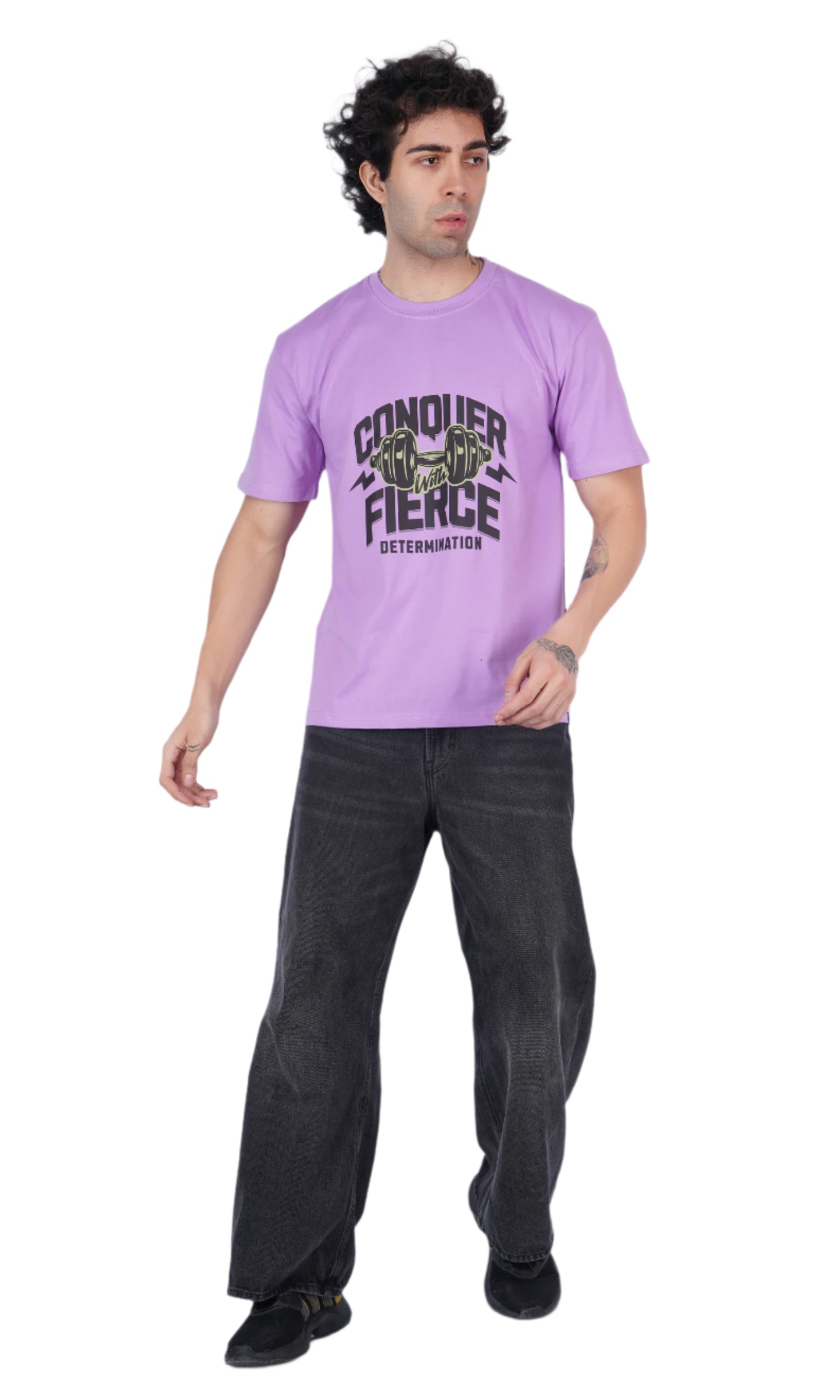Conquer Lavender Oversize T-shirt