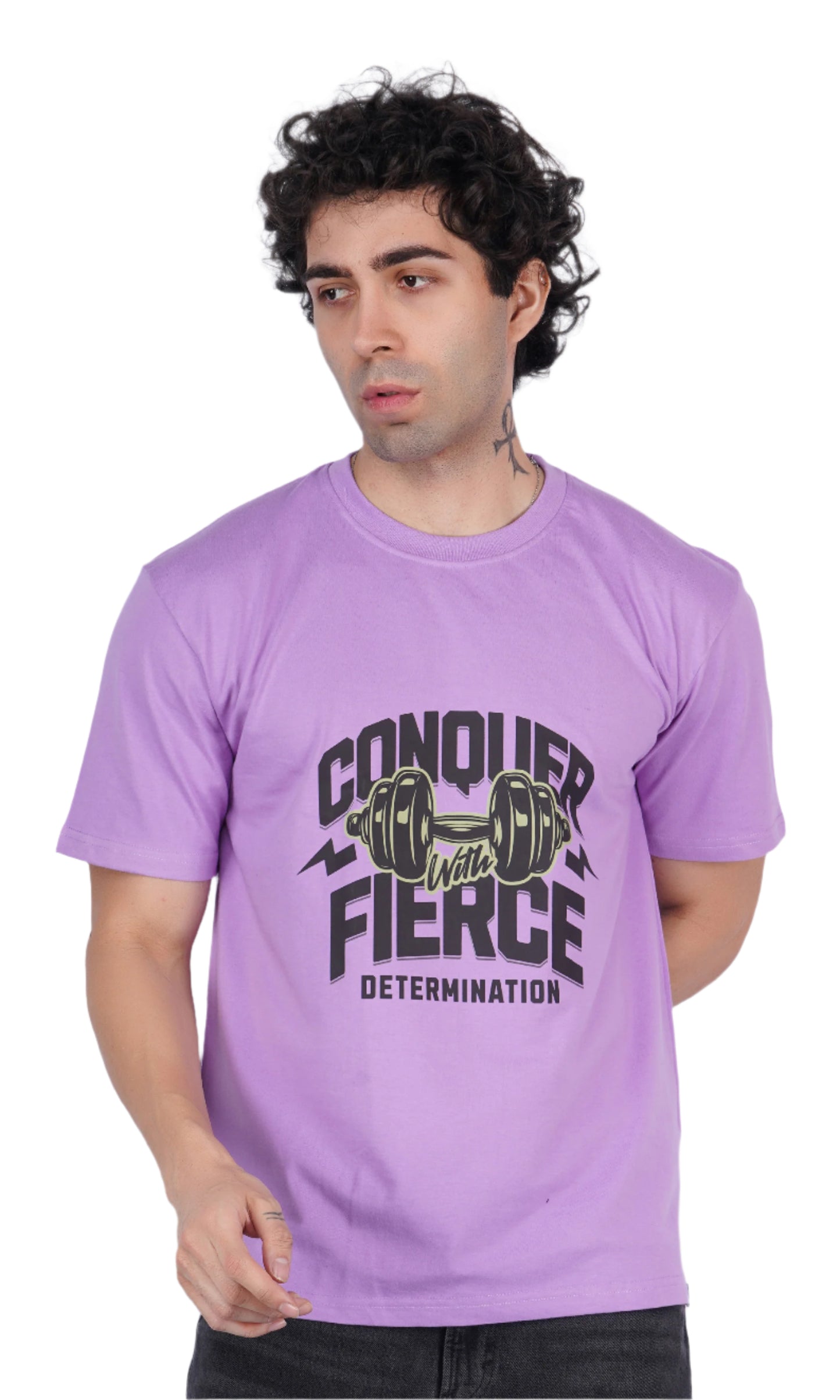 Conquer Lavender Oversize T-shirt