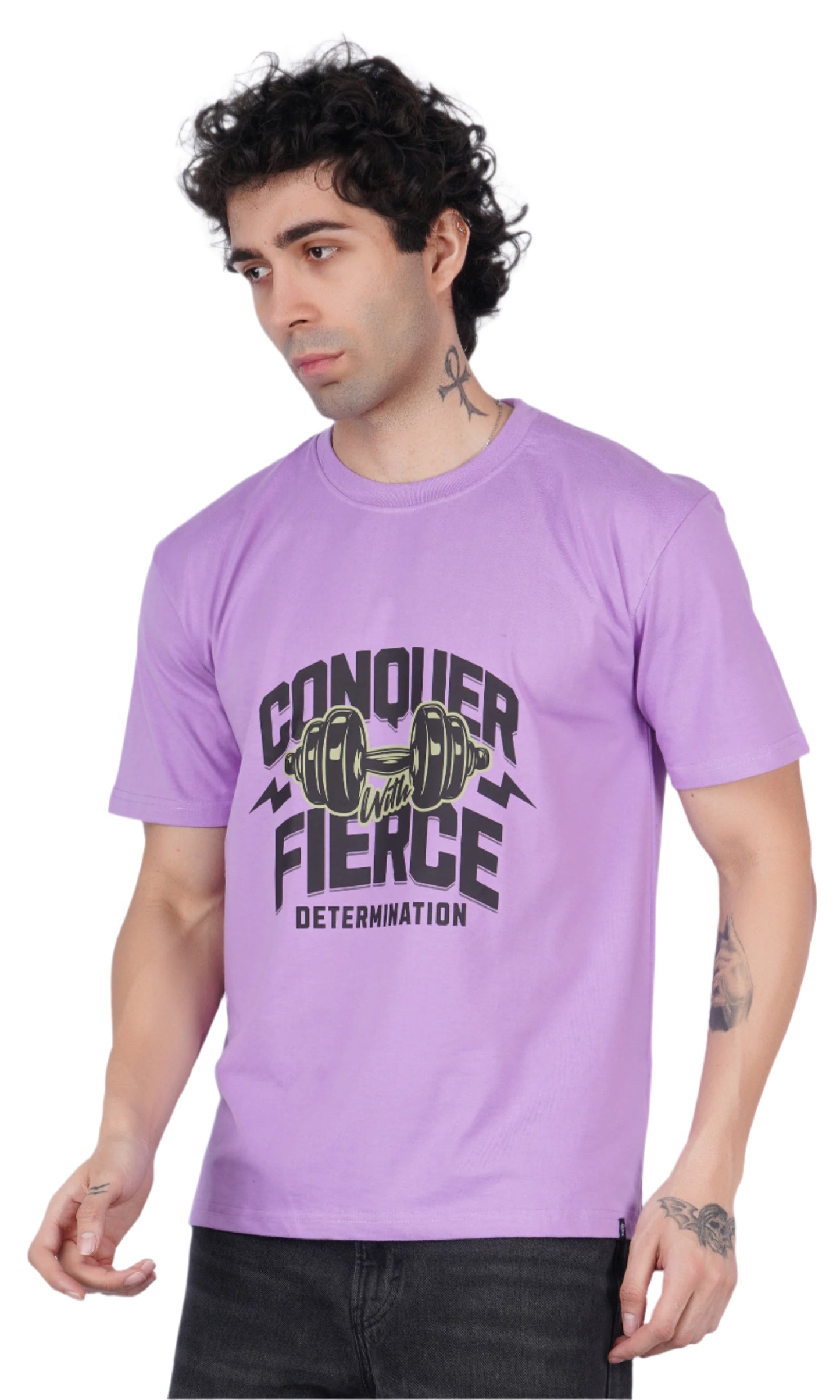 Conquer Lavender Oversize T-shirt