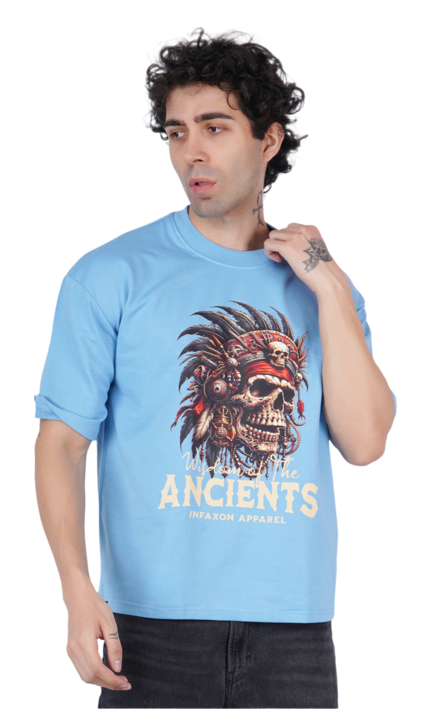 Ancient Sky Blue Oversize T-shirt