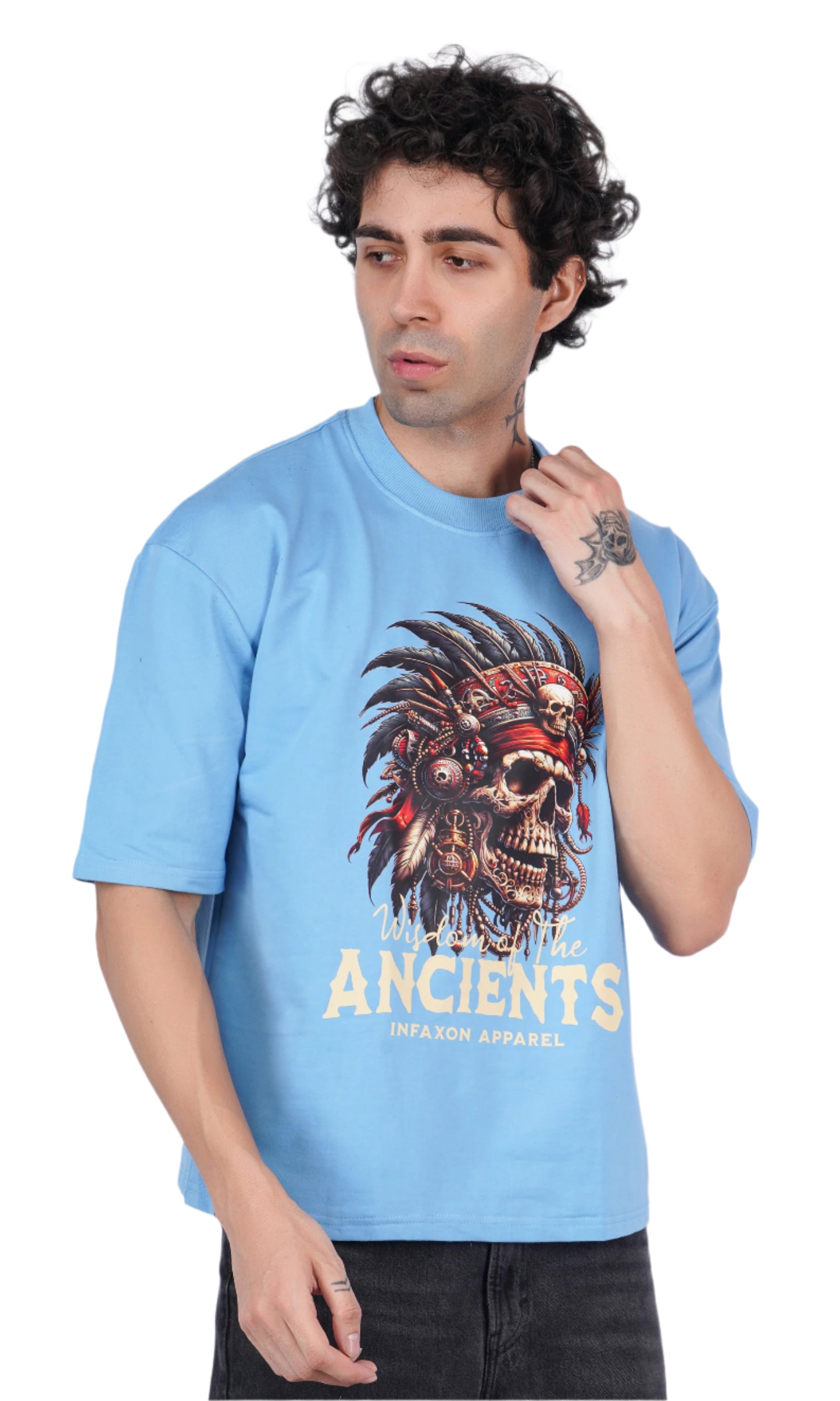 Ancient Sky Blue Oversize T-shirt