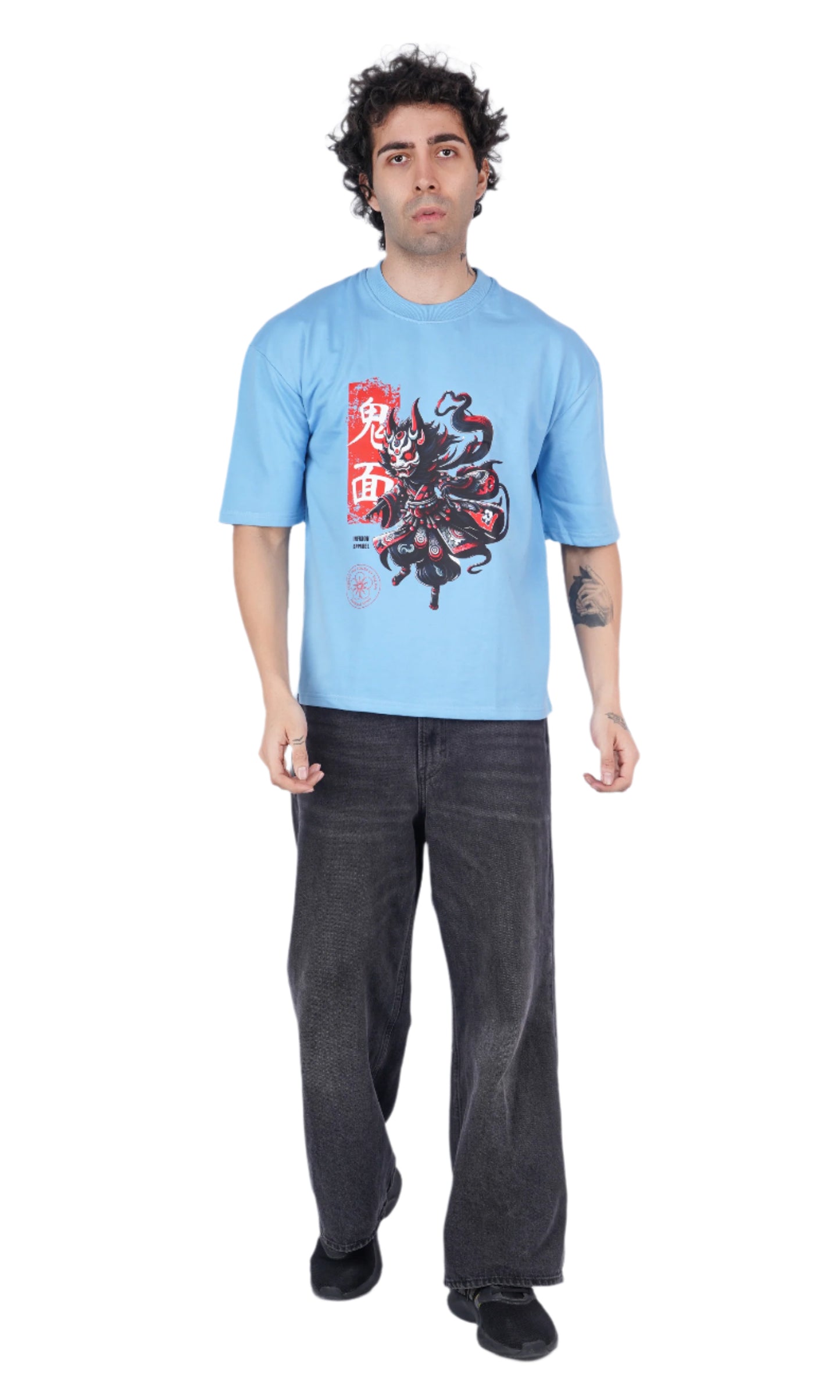 Onitsuka Sky Blue Oversize T-shirt