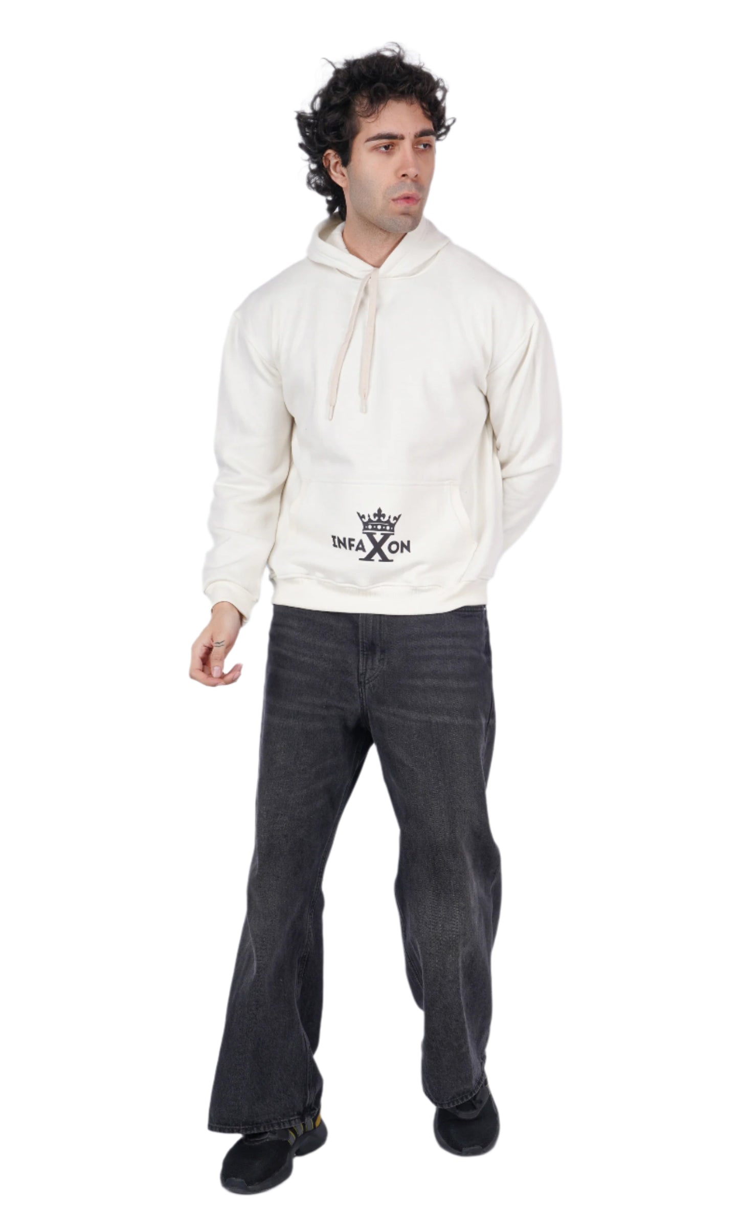 Dragon White Oversize Hoodie
