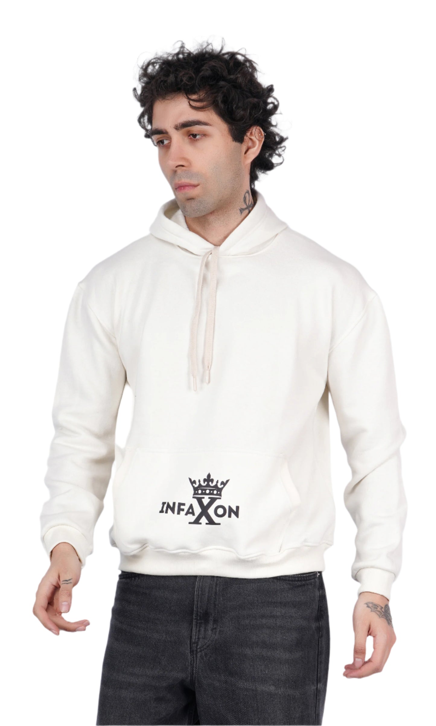 Dragon White Oversize Hoodie