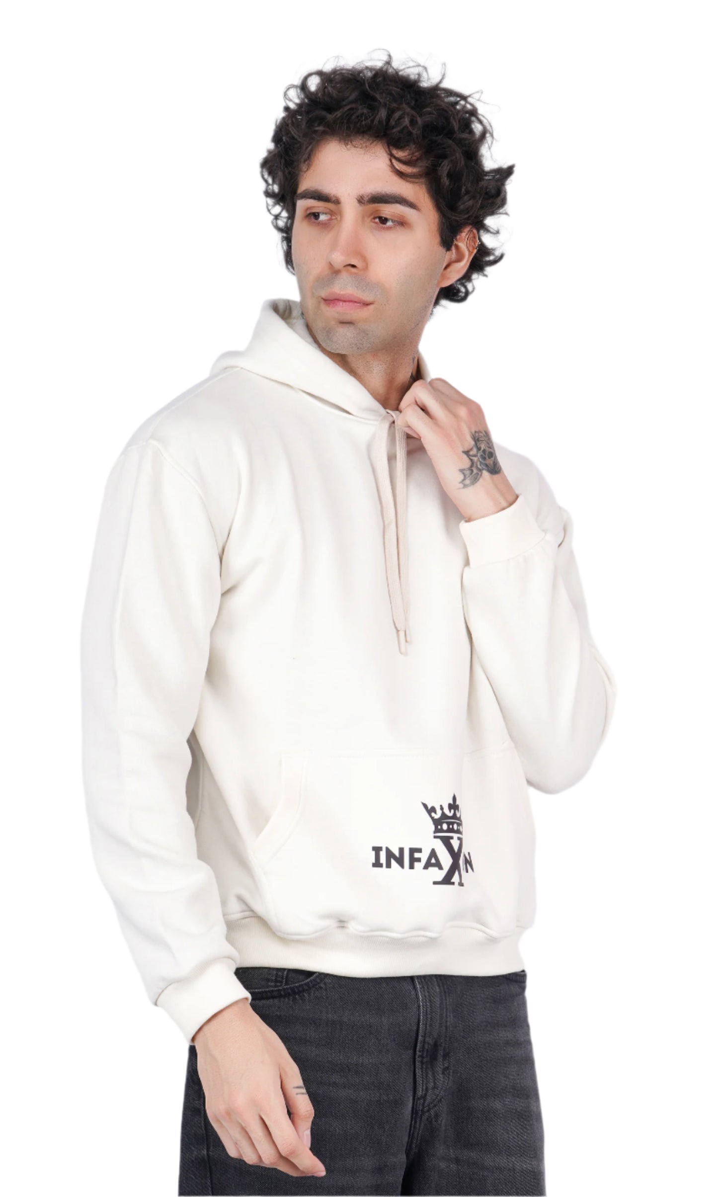 Dragon White Oversize Hoodie