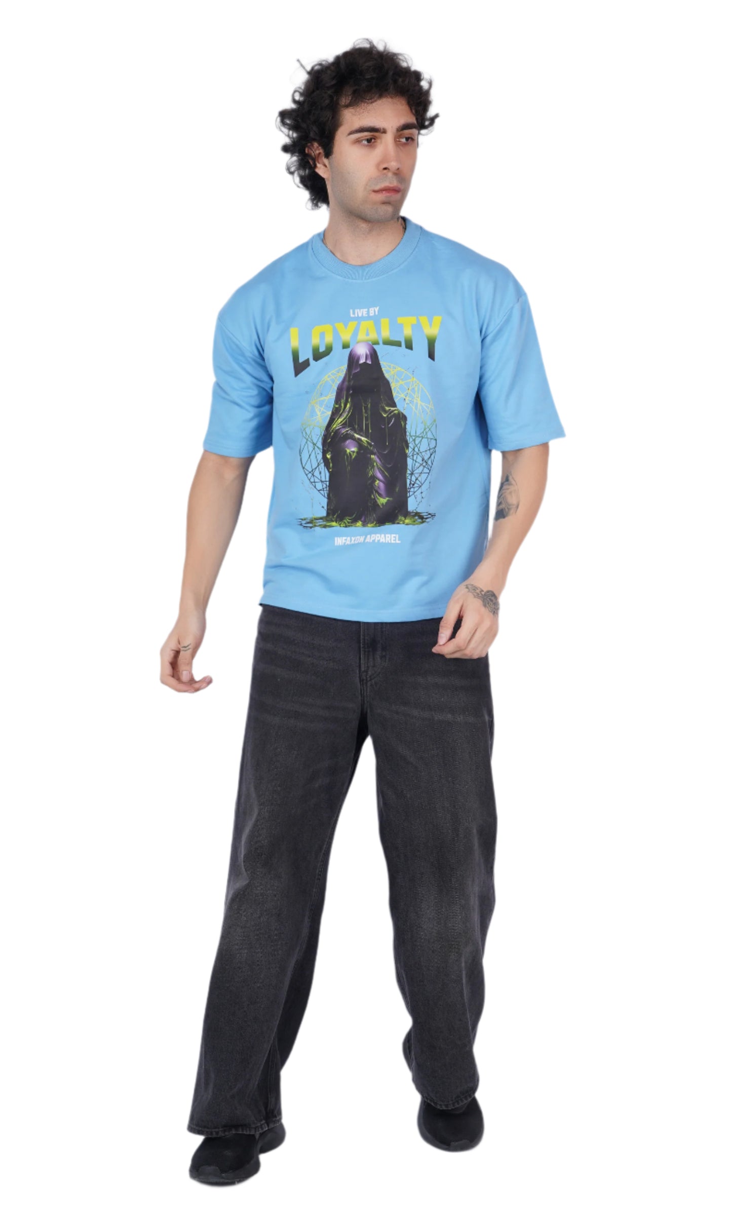 Loyalty Sky Blue Oversize T-shirt