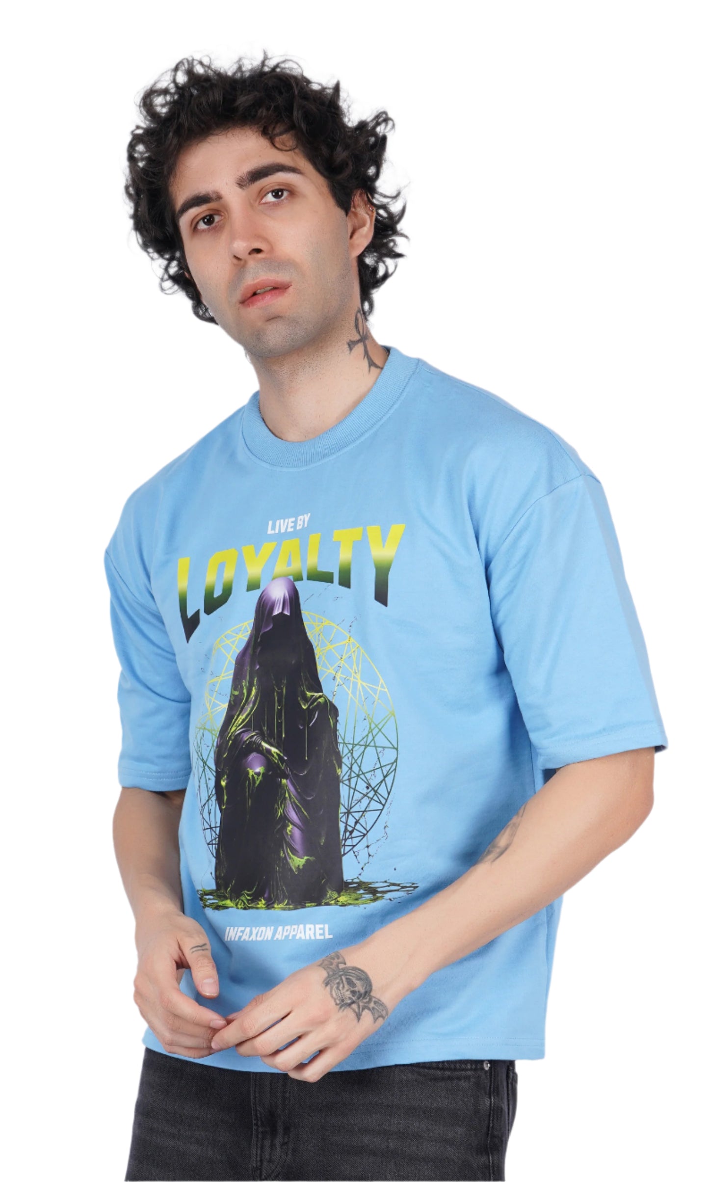 Loyalty Sky Blue Oversize T-shirt