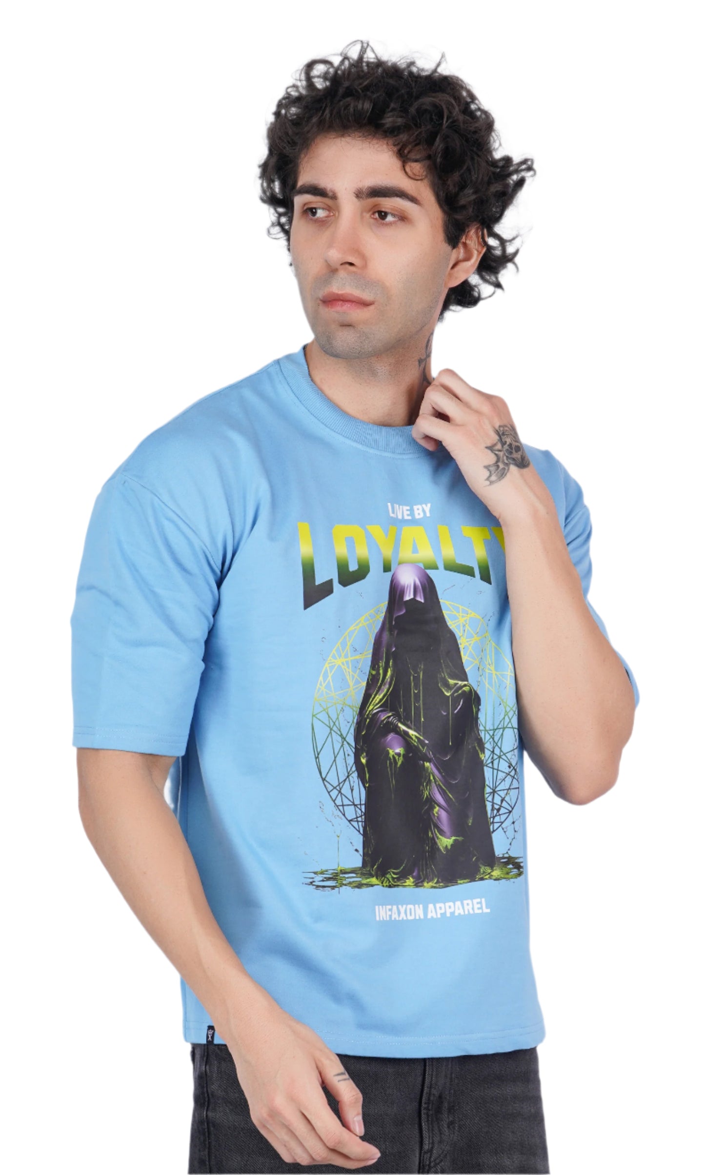 Loyalty Sky Blue Oversize T-shirt