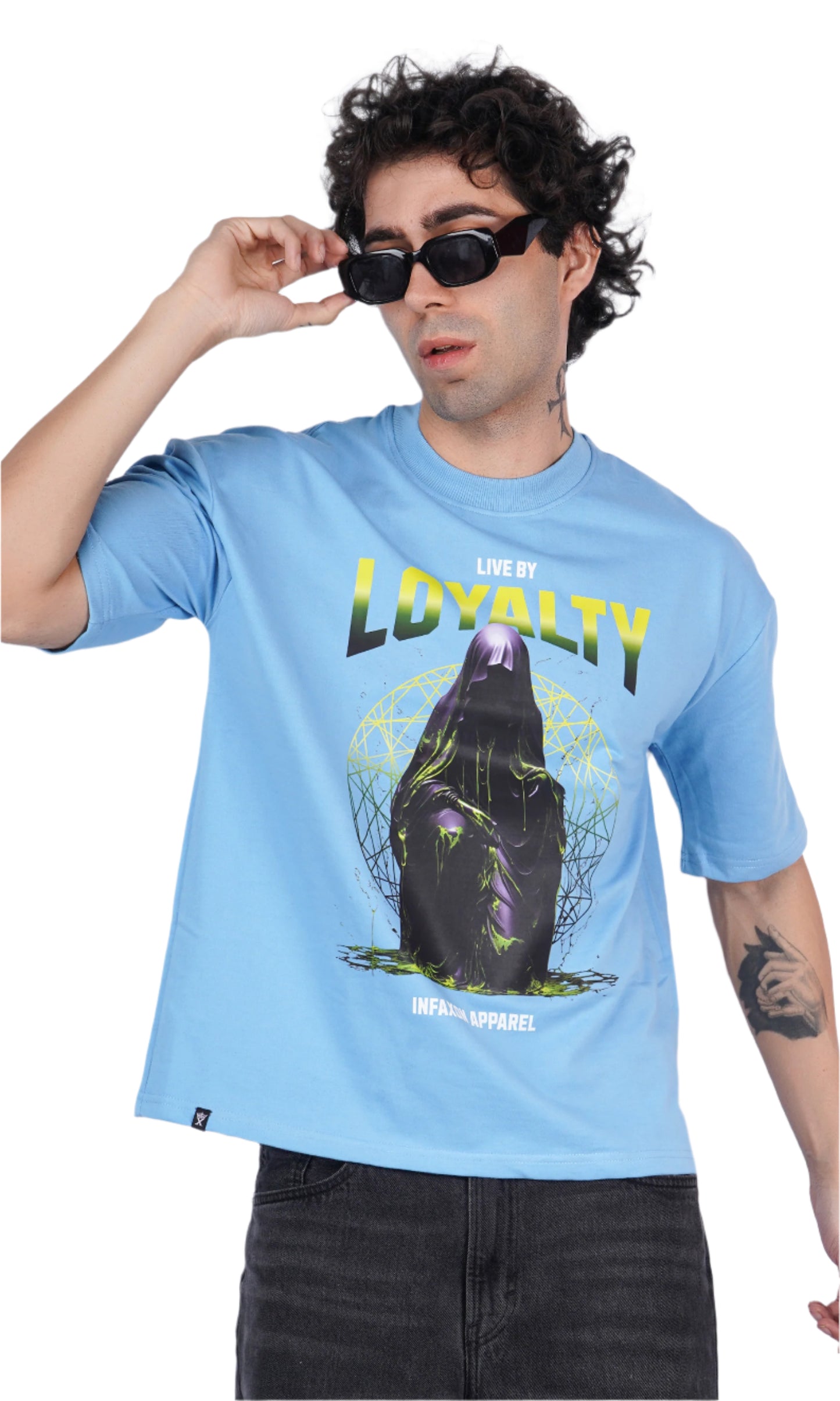 Loyalty Sky Blue Oversize T-shirt