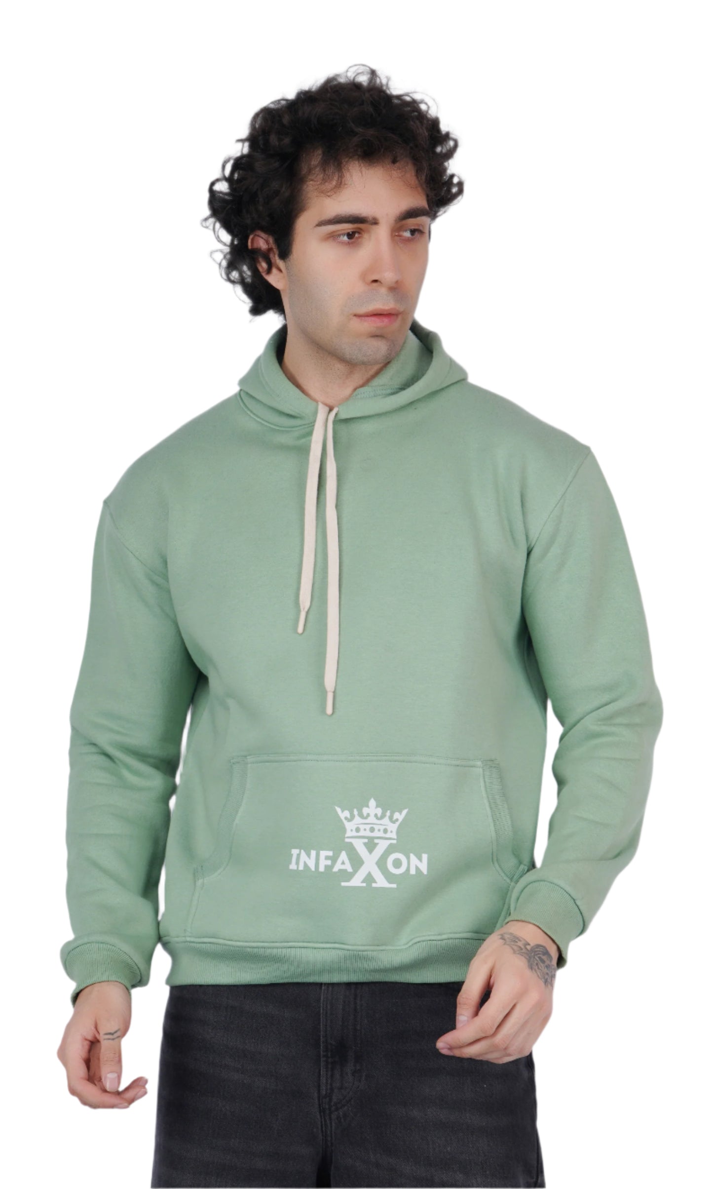 You Only Fail When You Stop Trying Pistachio Oversize Hoodie