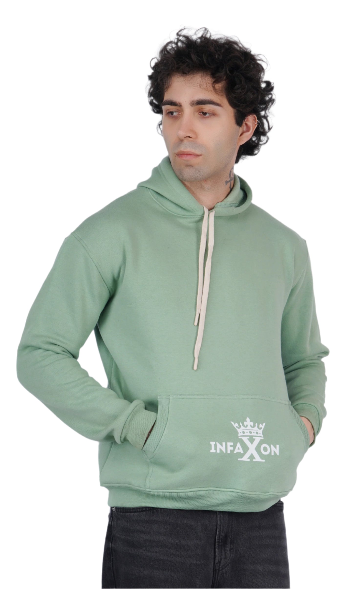 You Only Fail When You Stop Trying Pistachio Oversize Hoodie