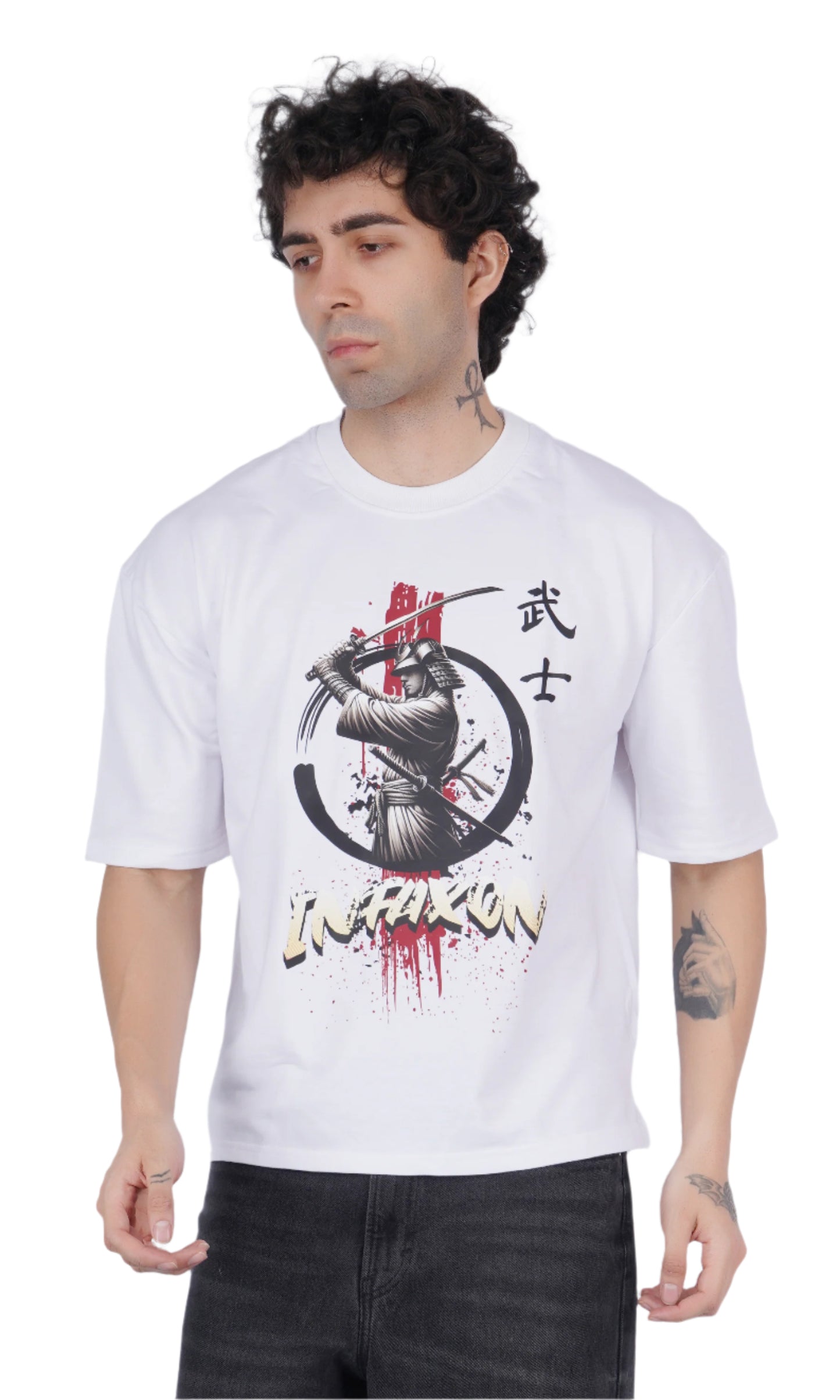 Samurai White Oversize T-shirt