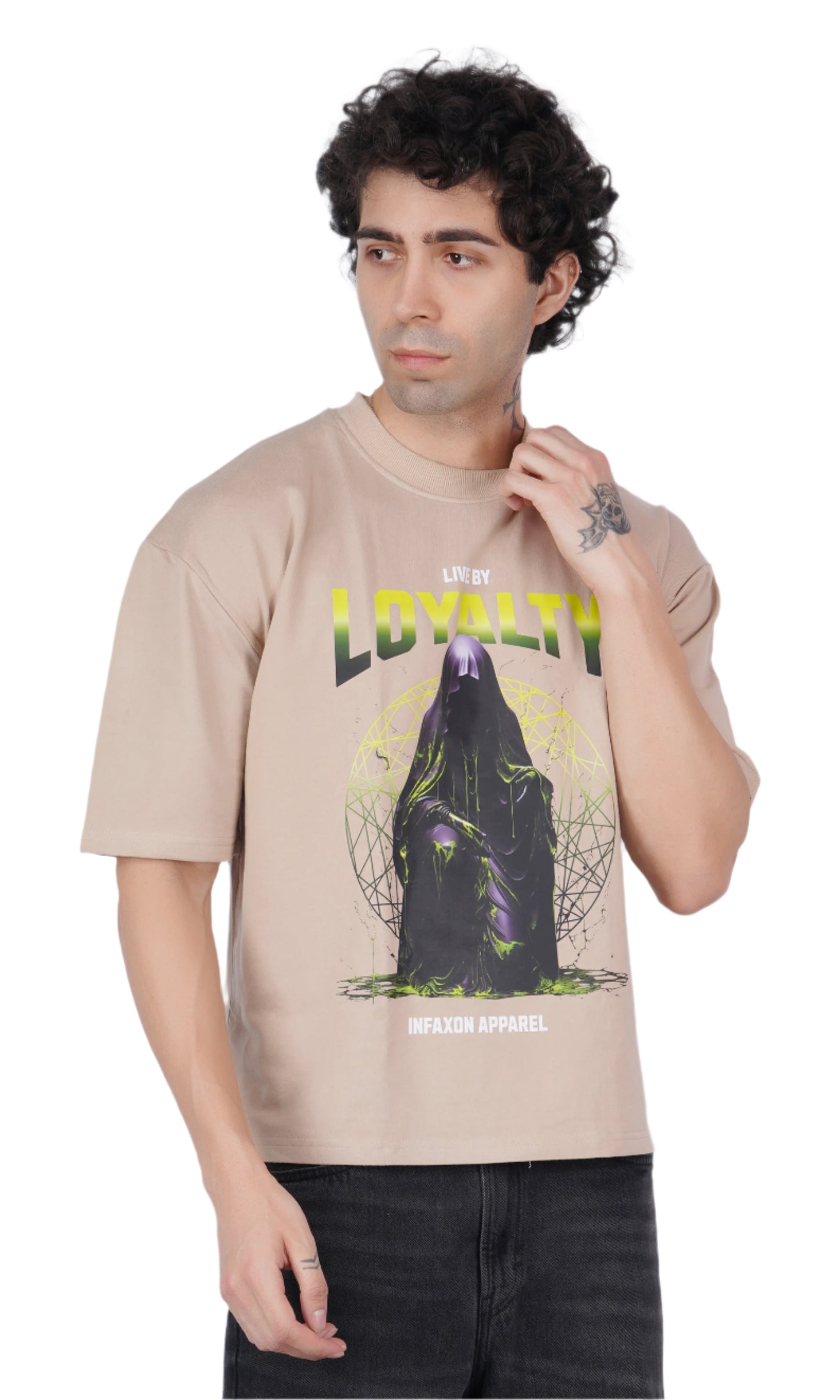 Loyalty Beige Oversize T-shirt