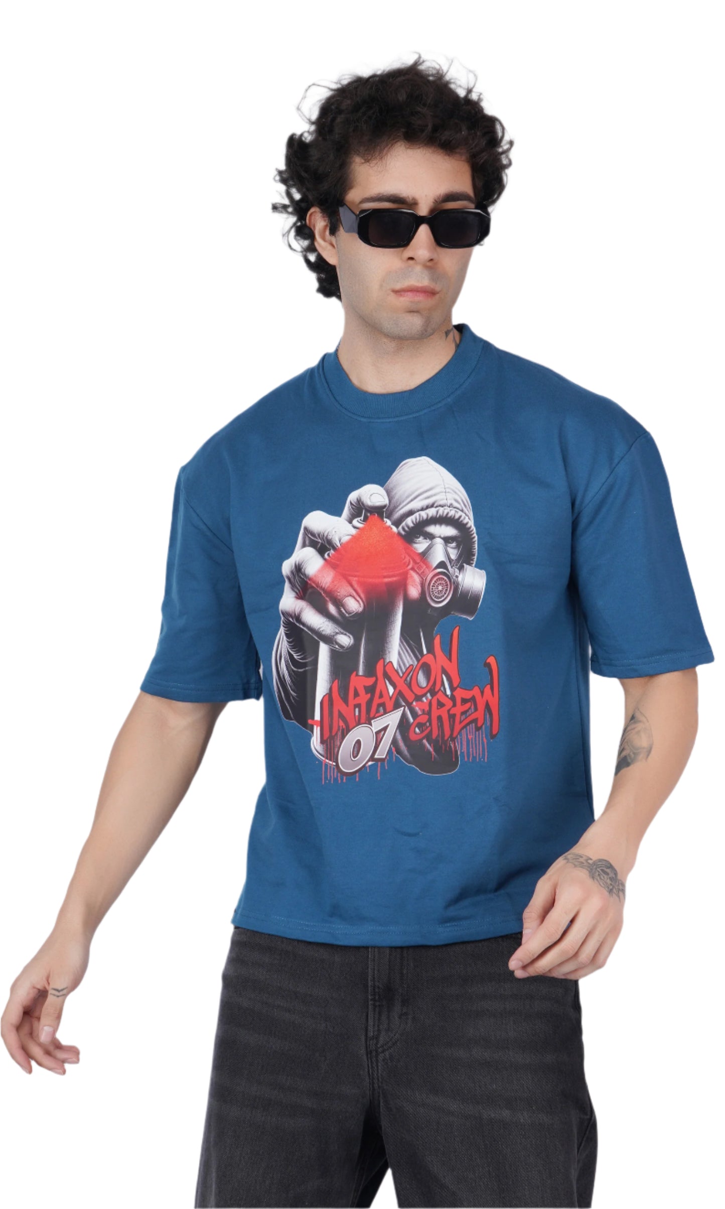 Crew Blue Oversize T-shirt