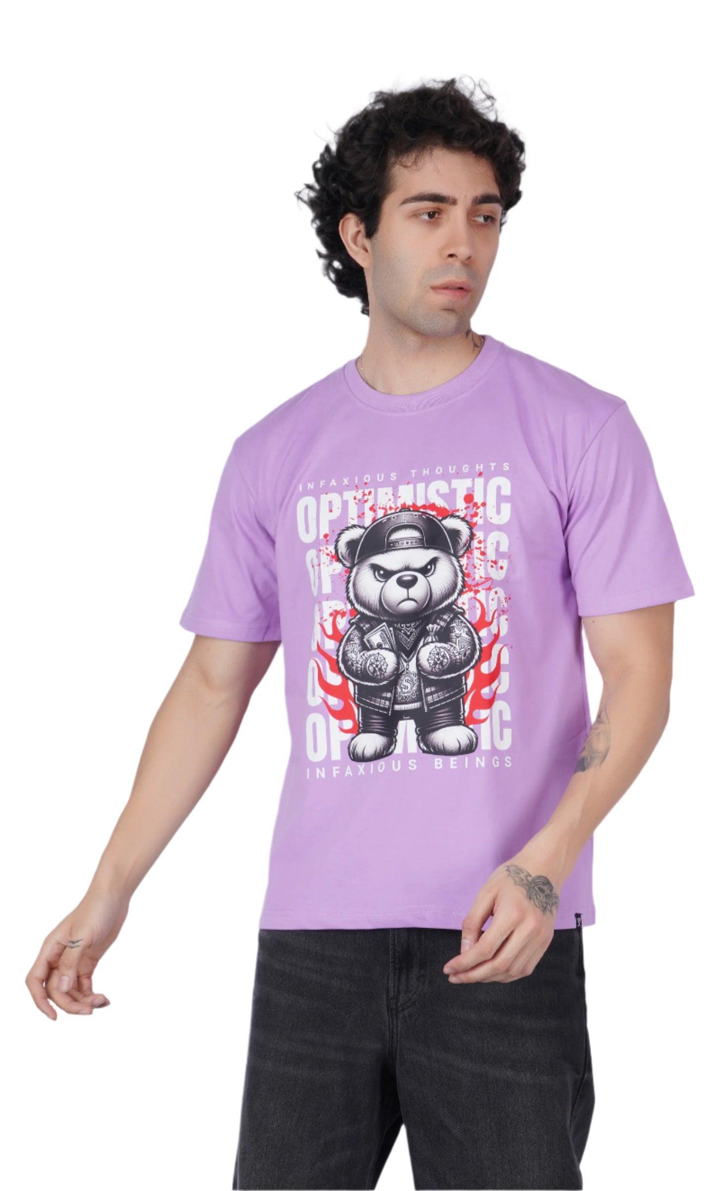 Optimistic Lavender Oversize T-shirt