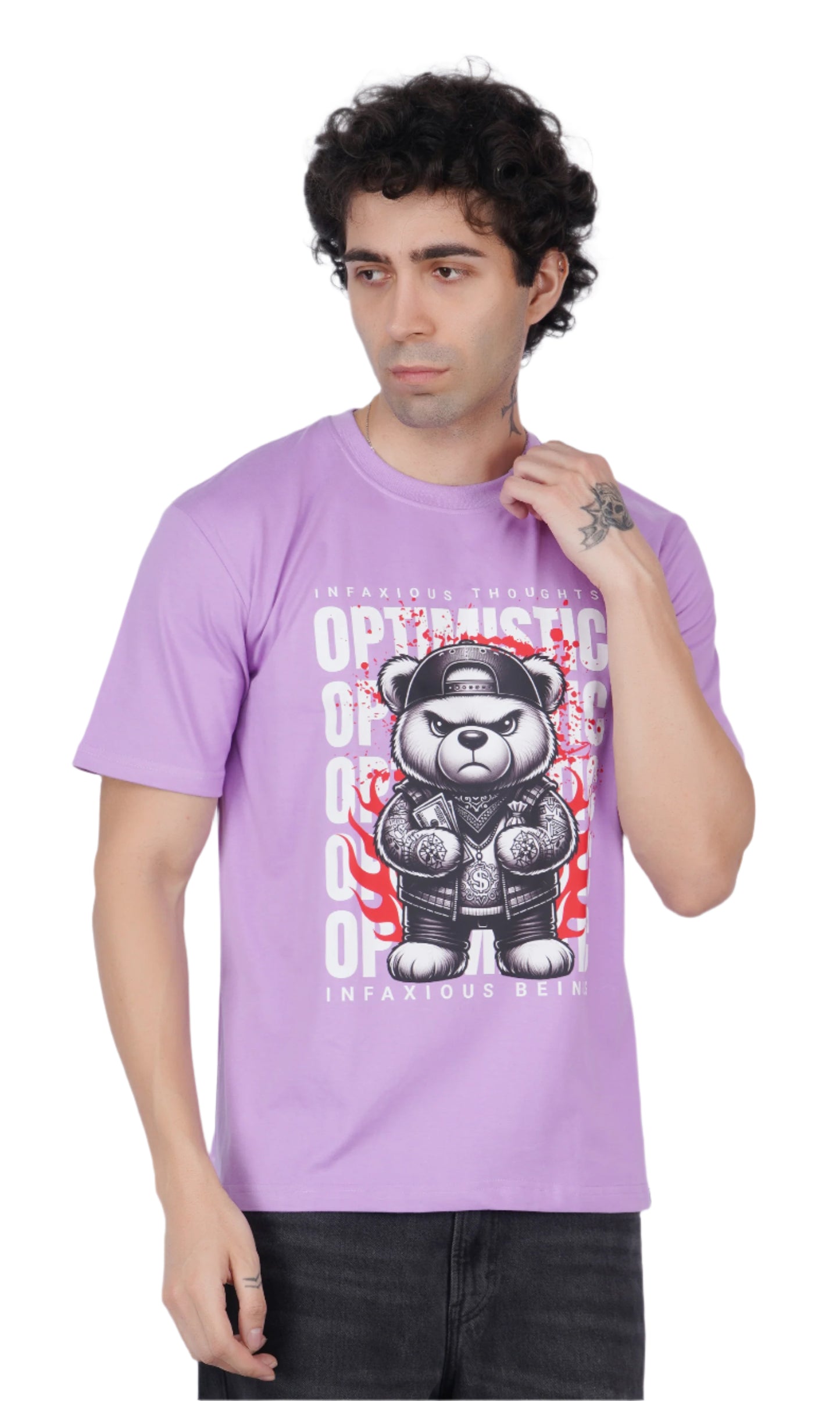 Optimistic Lavender Oversize T-shirt
