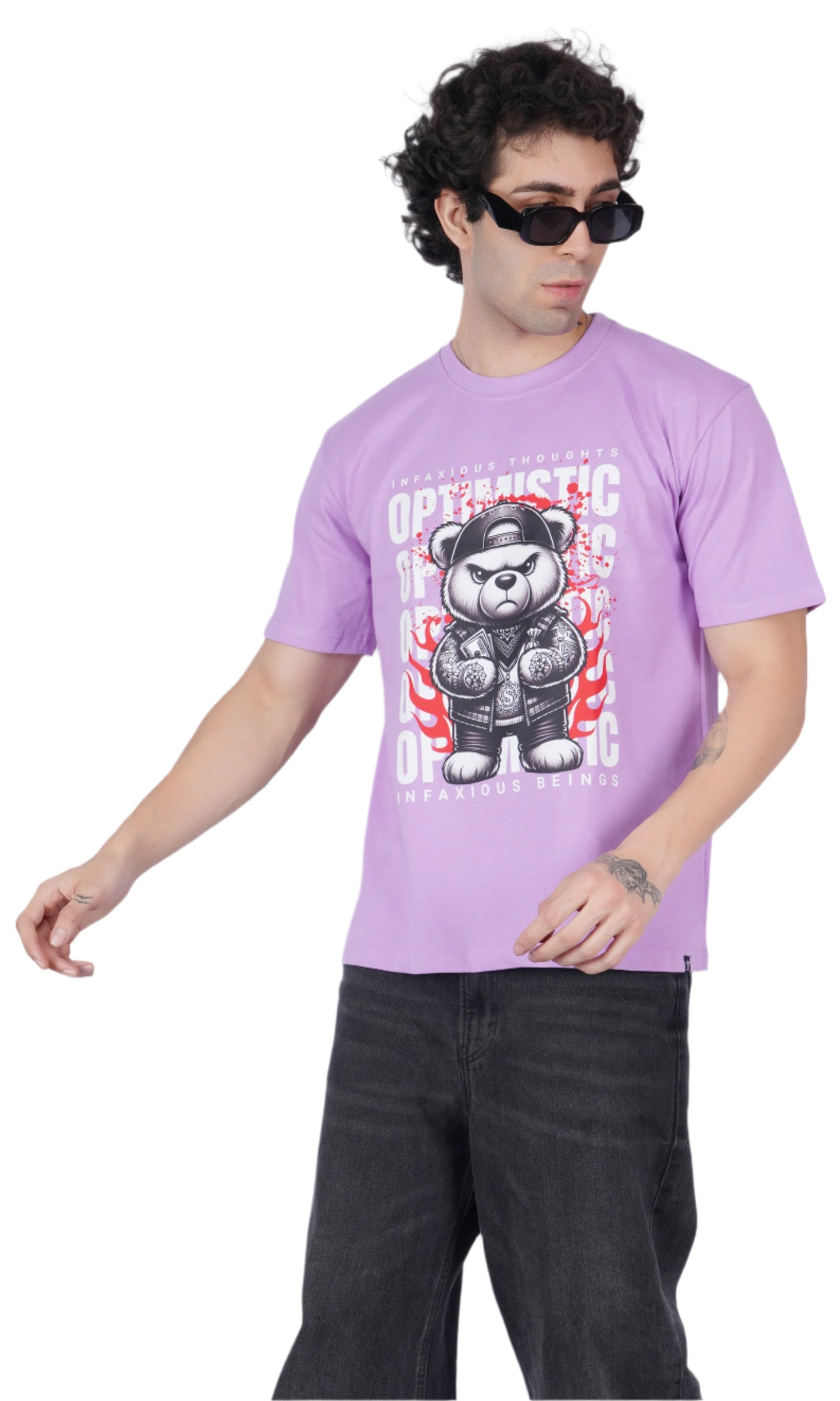 Optimistic Lavender Oversize T-shirt