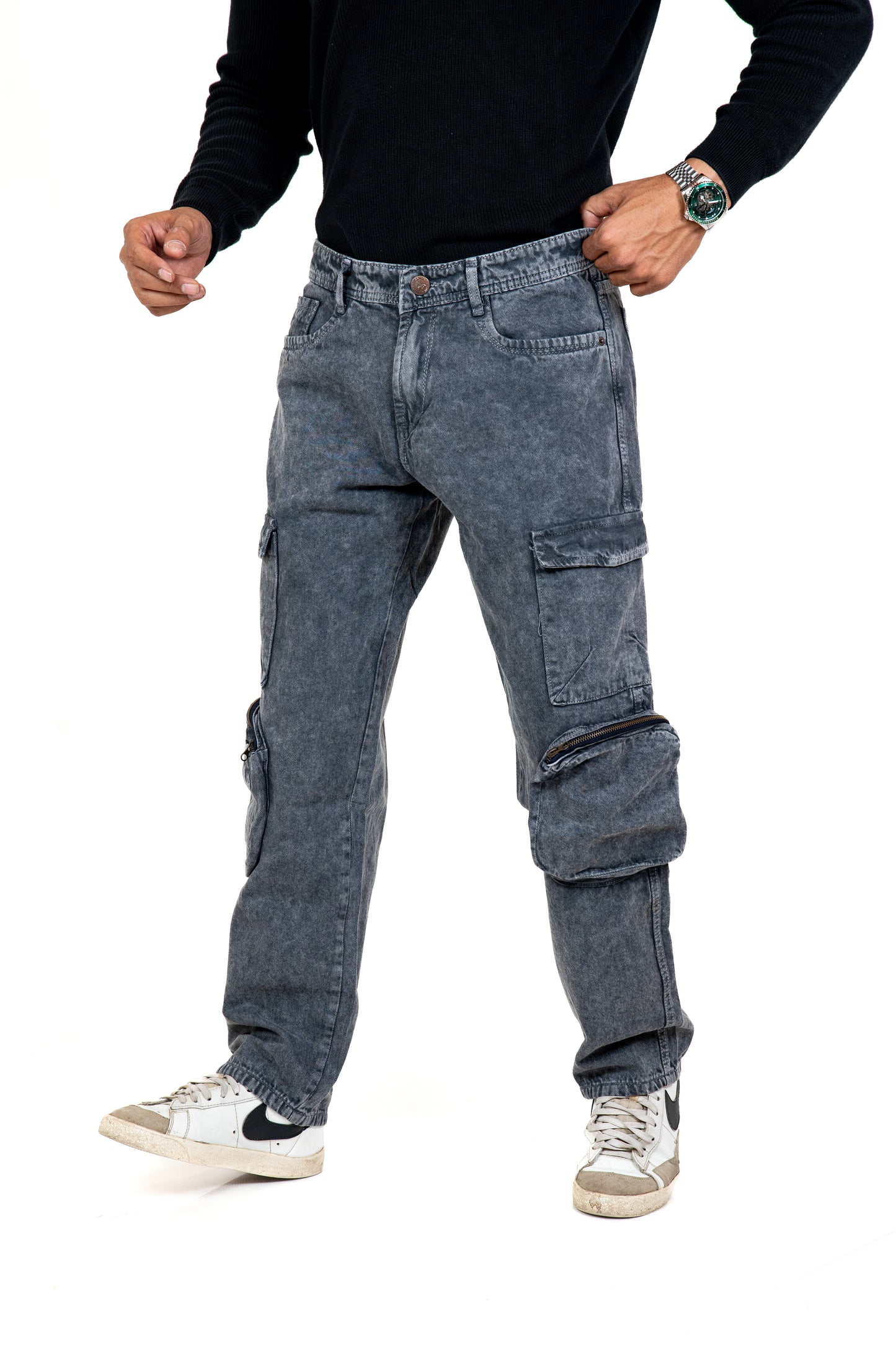 Gray Hound Denim Jeans