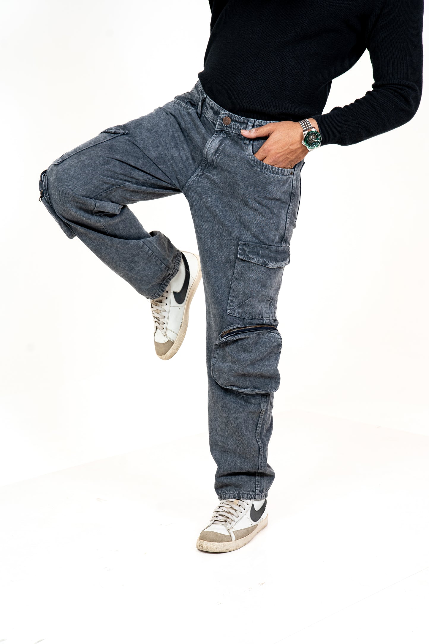 Gray Hound Denim Jeans