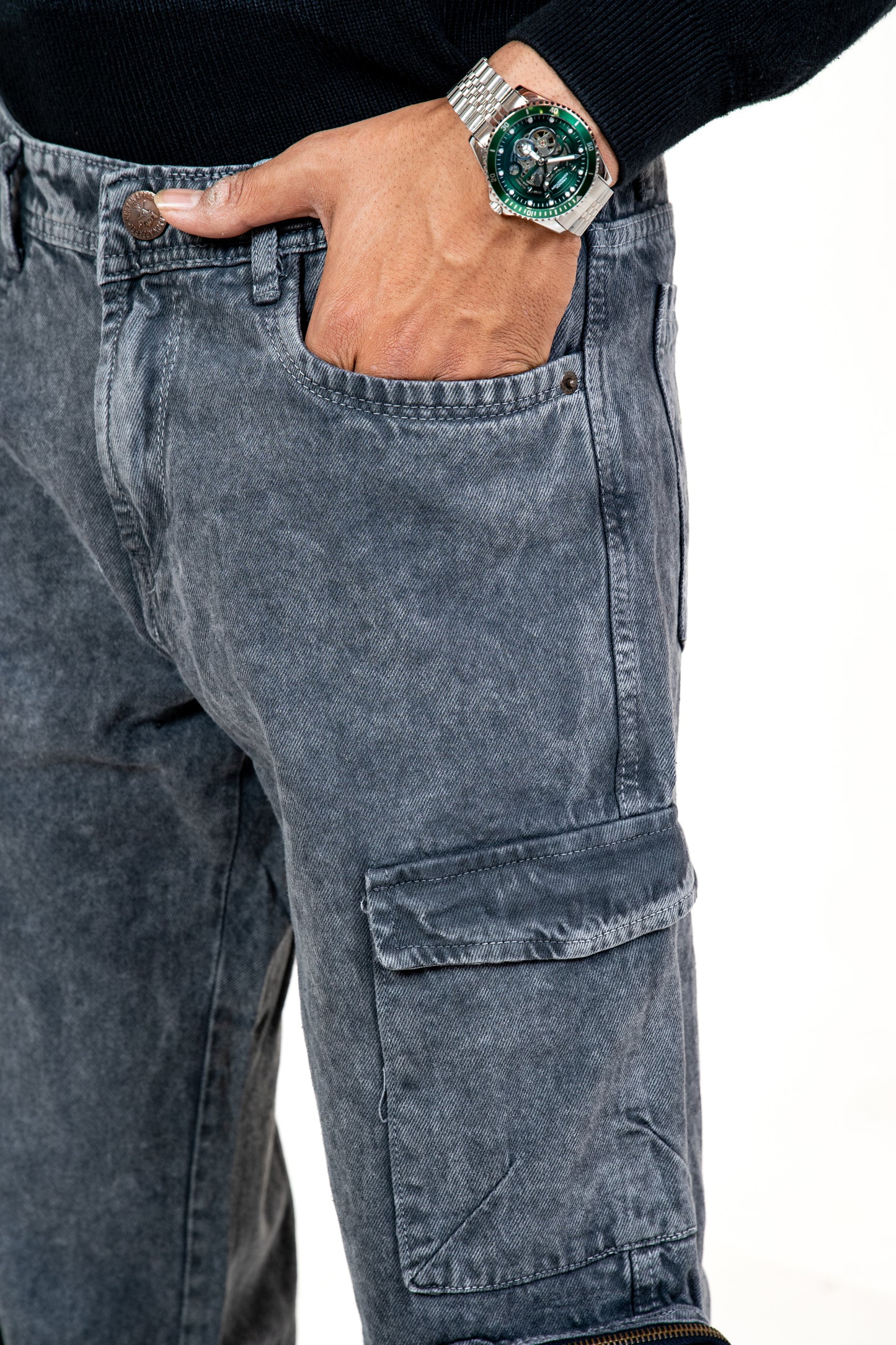 Gray Hound Denim Jeans