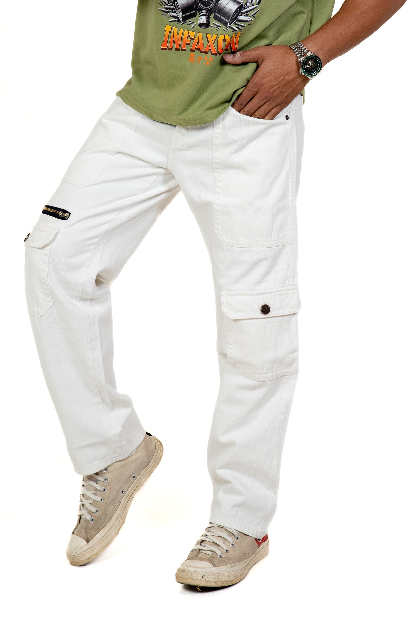White Knight Denim Jeans