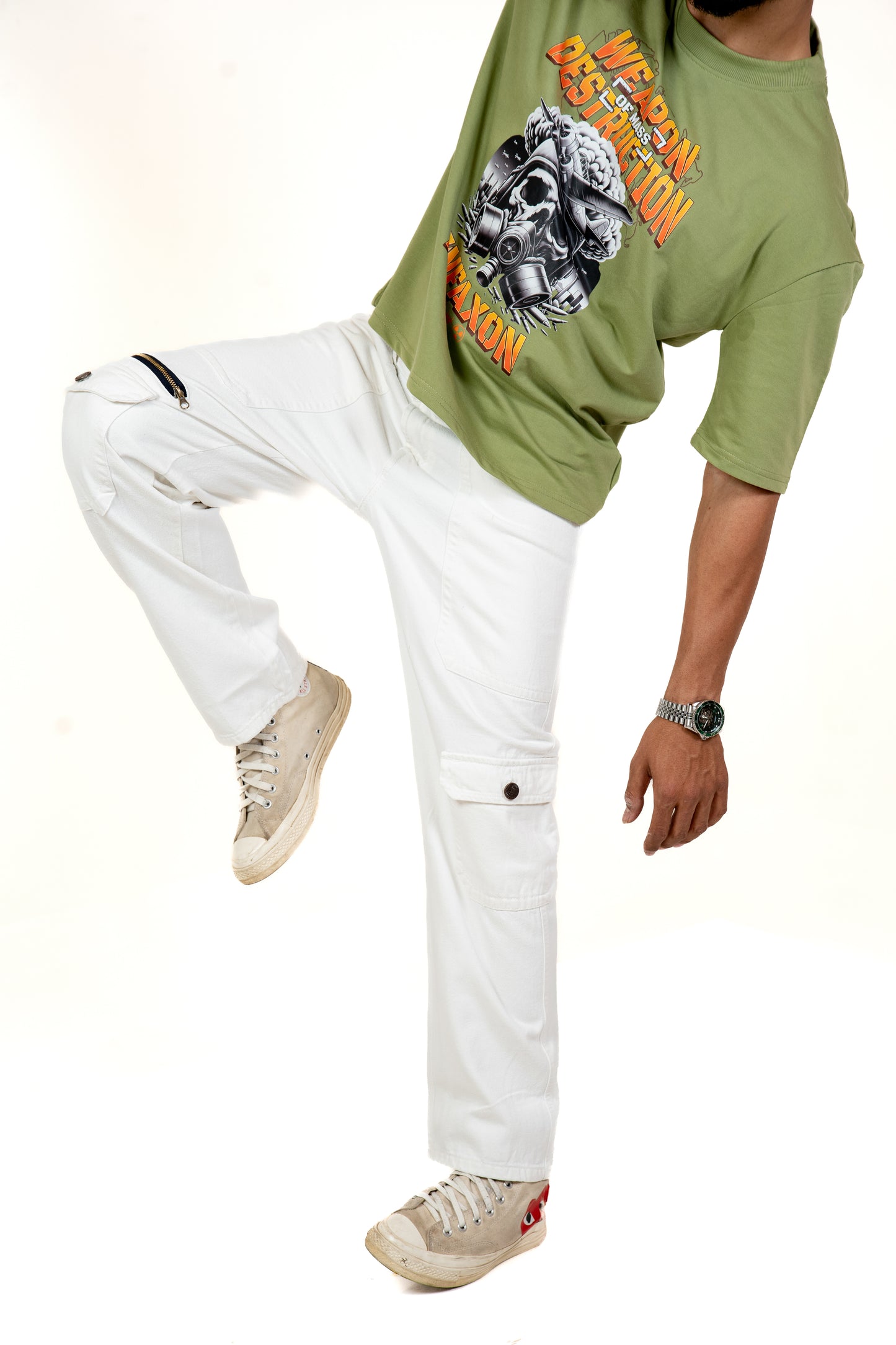 White Knight Denim Jeans