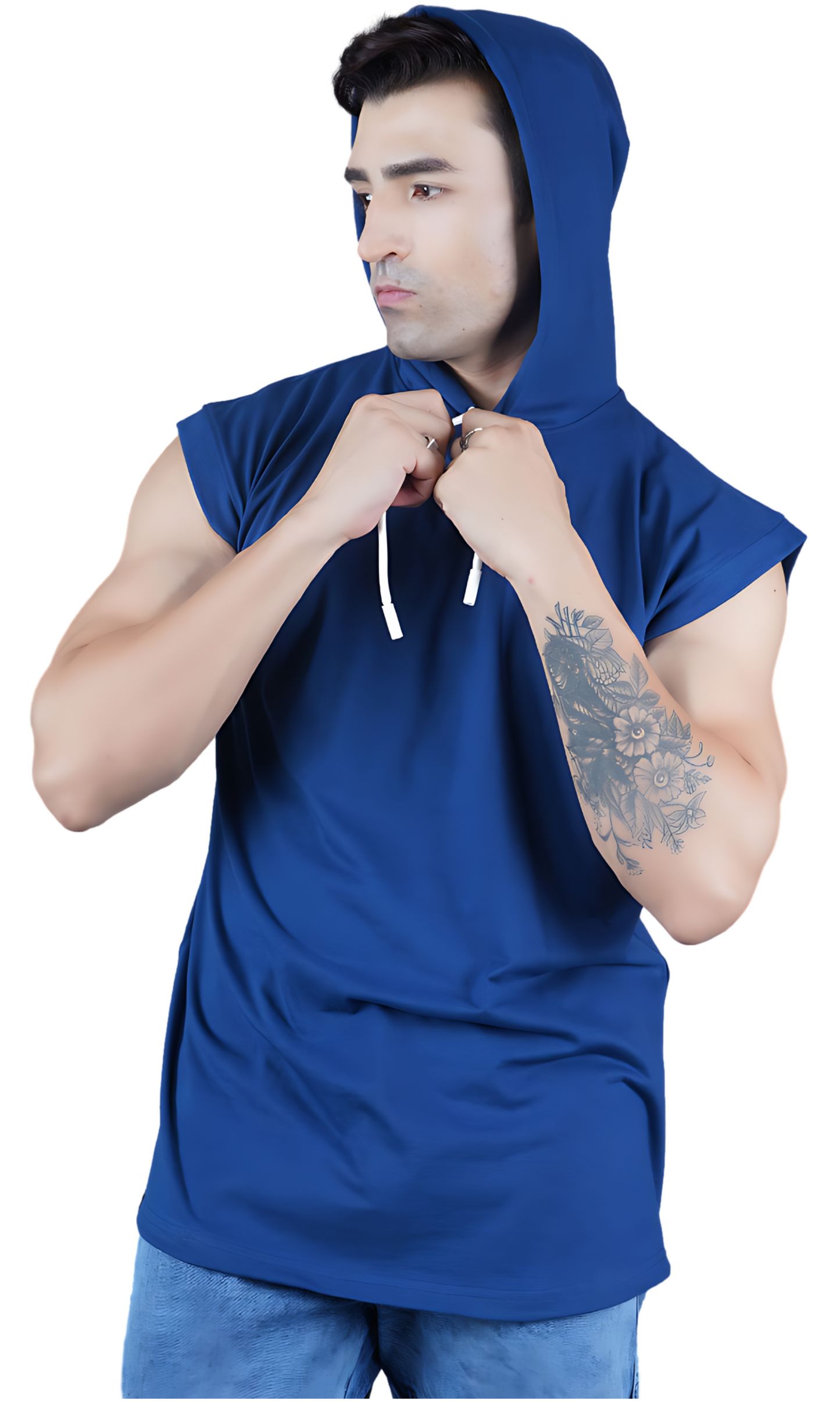 Blue Oversize Vest