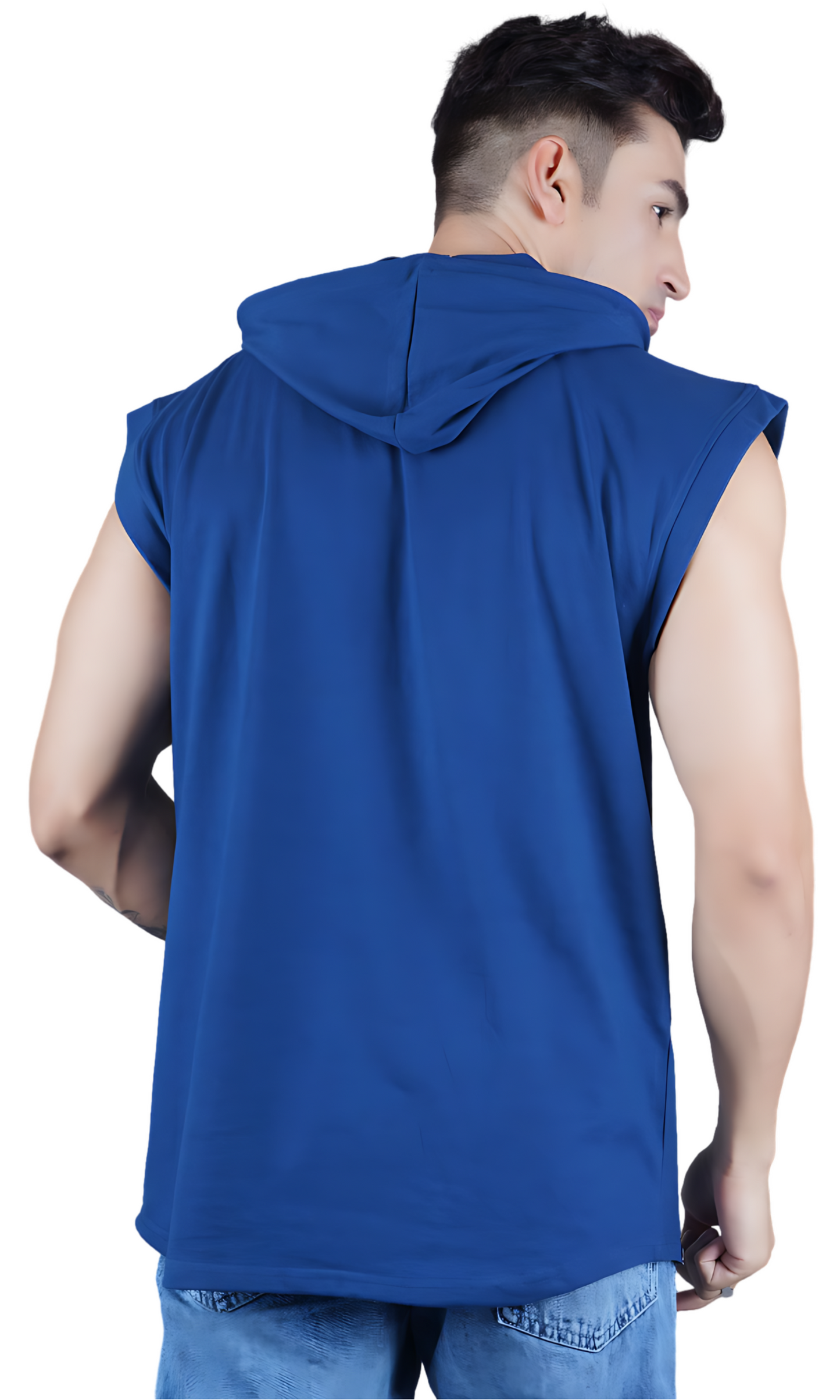 Blue Oversize Vest