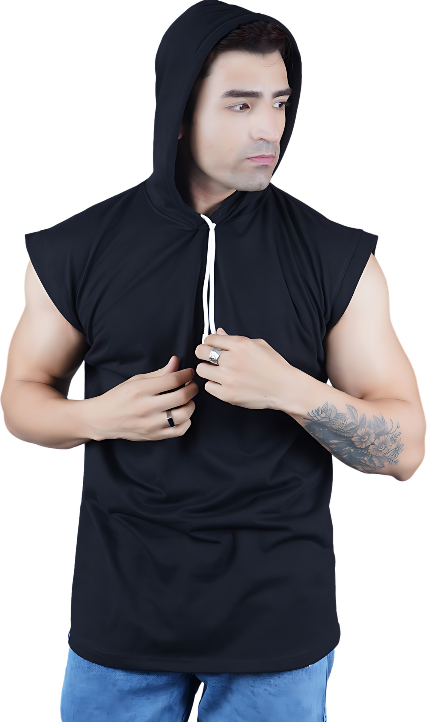 Black Oversize Vest