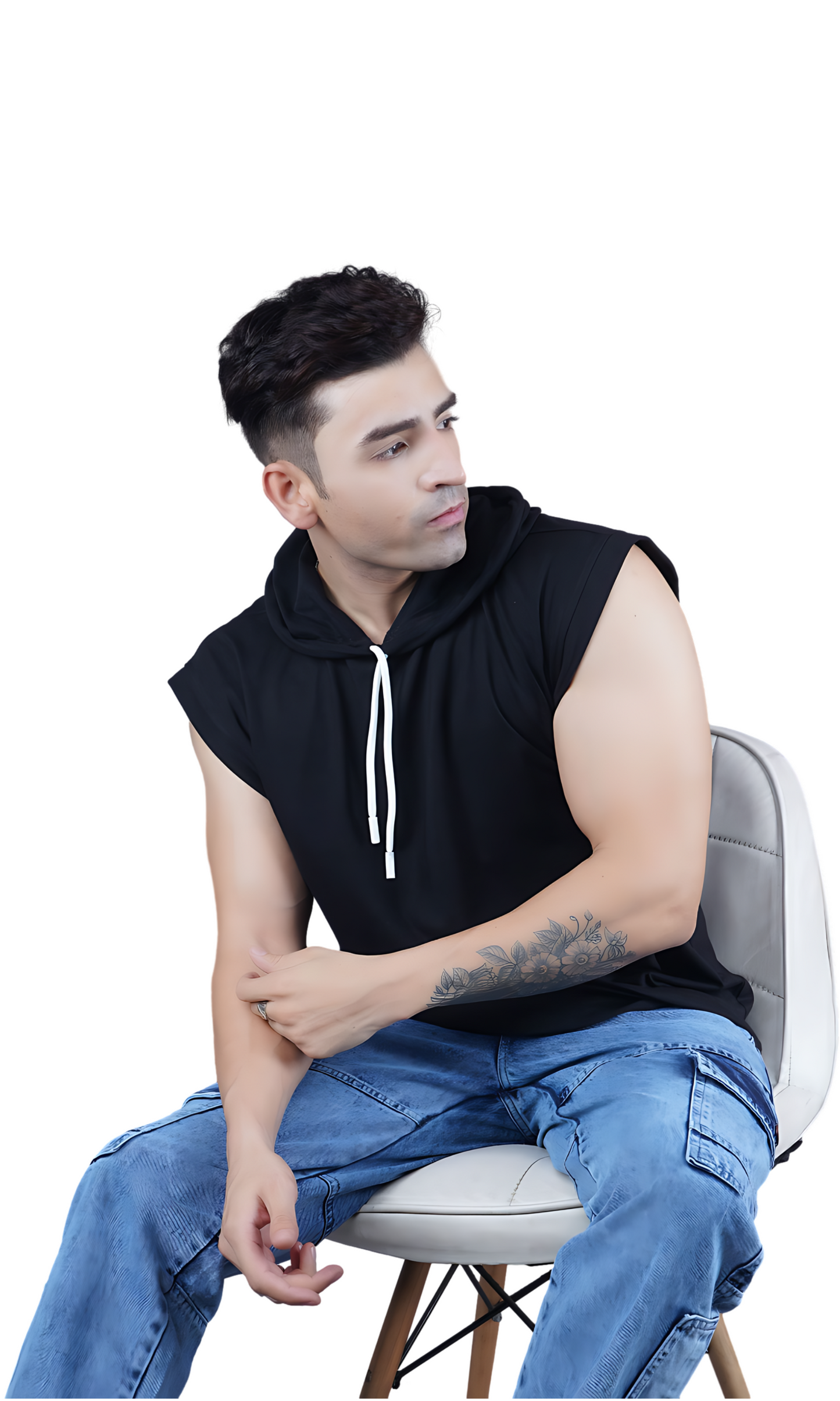 Black Oversize Vest
