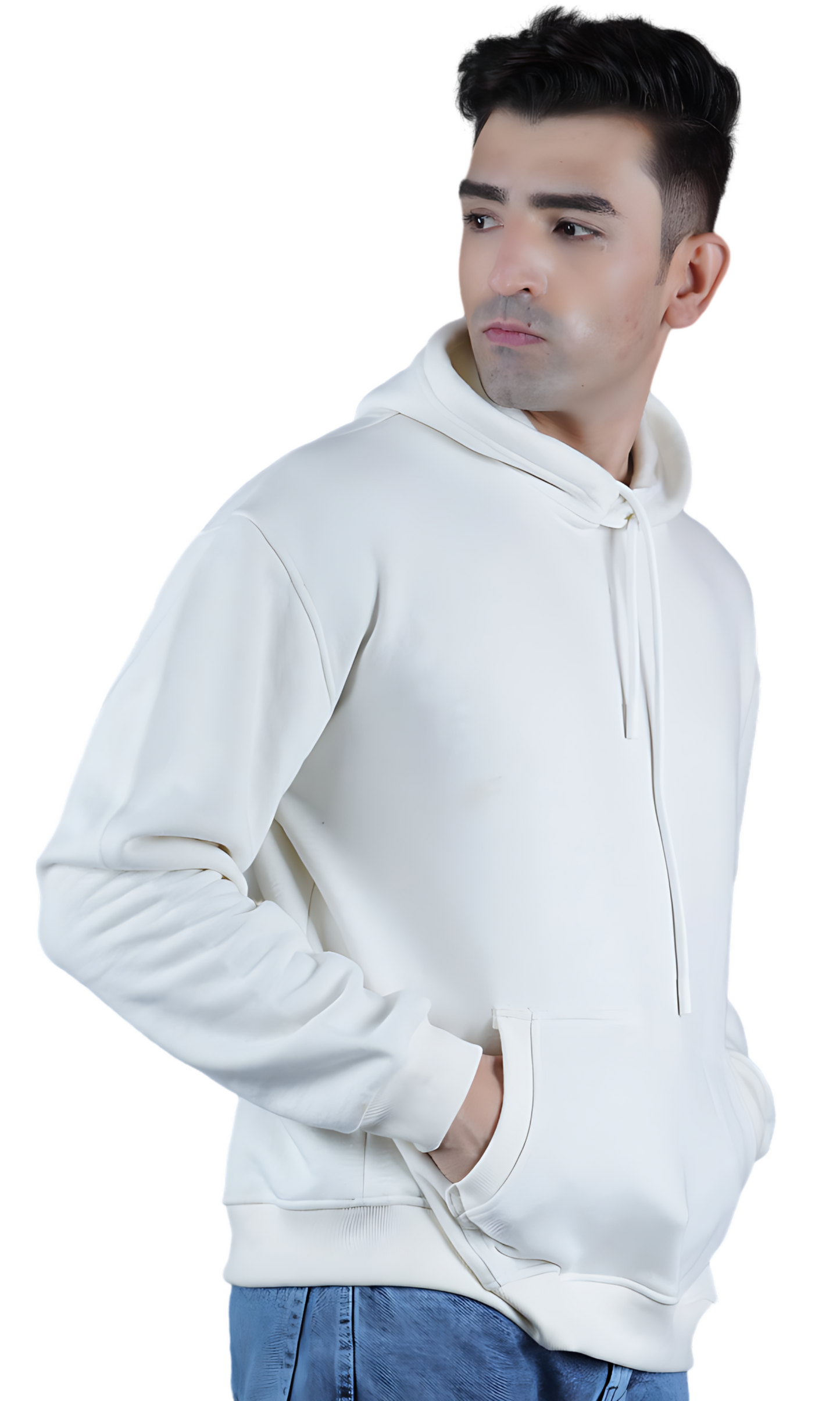 White Oversize Hoodie