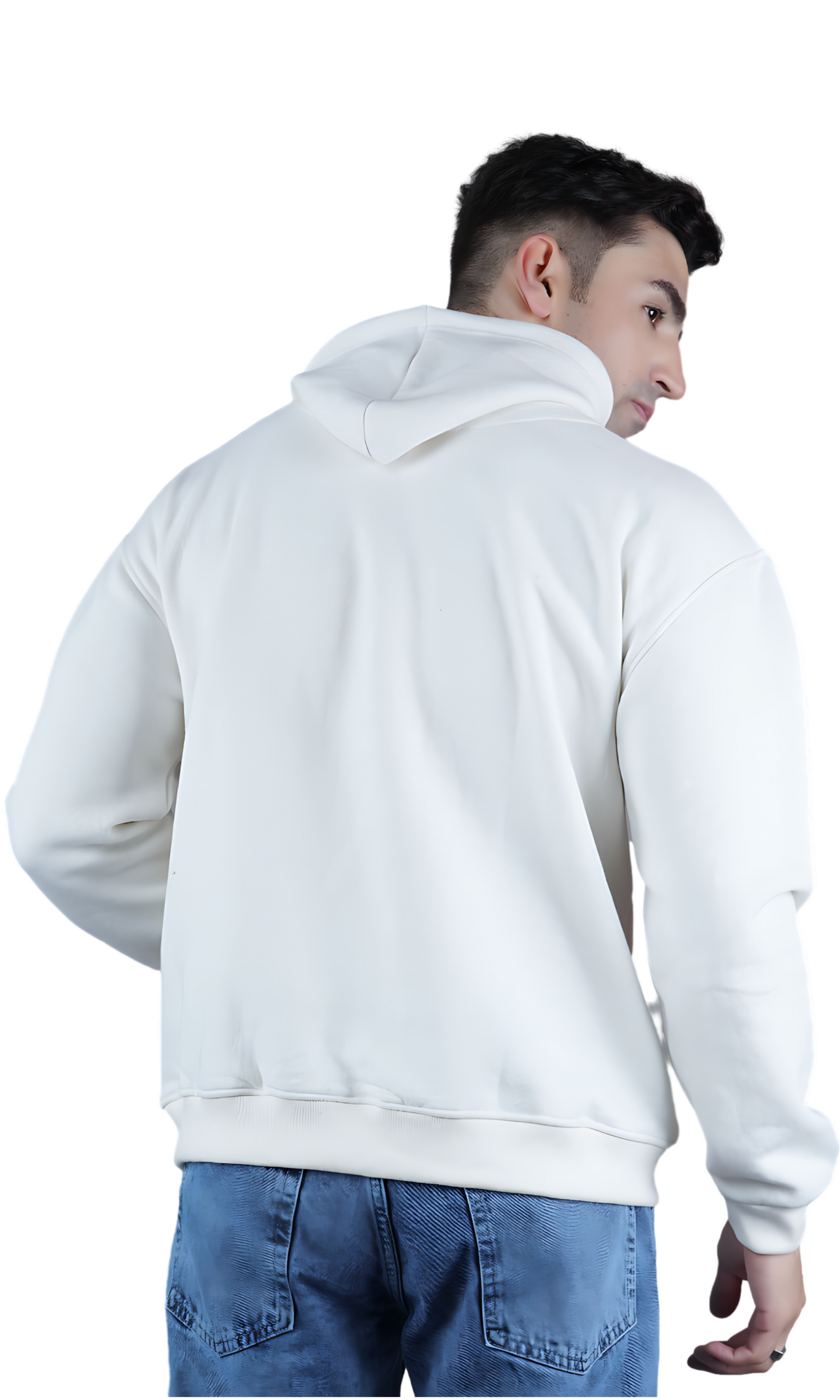 White Oversize Hoodie