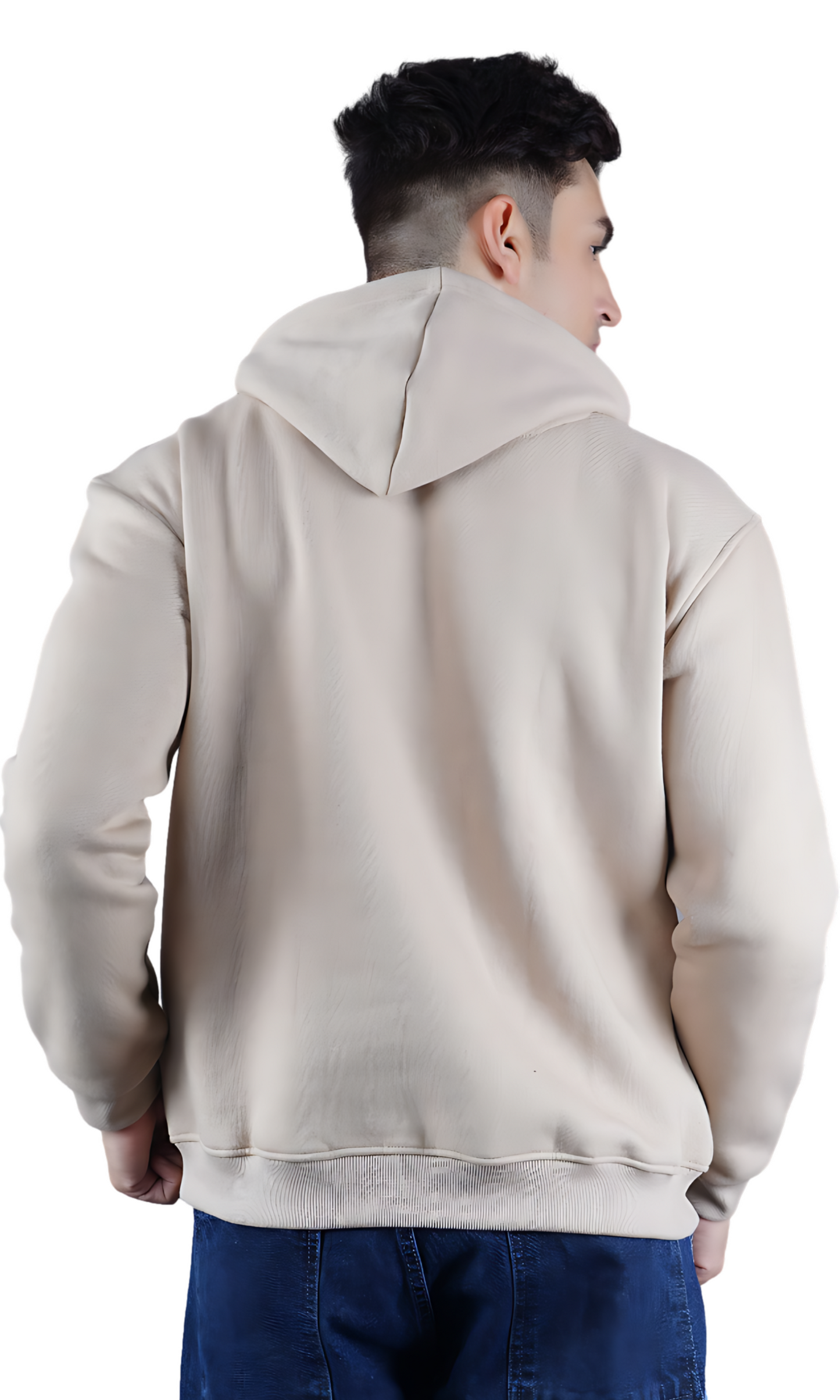 Beige Oversize Hoodie