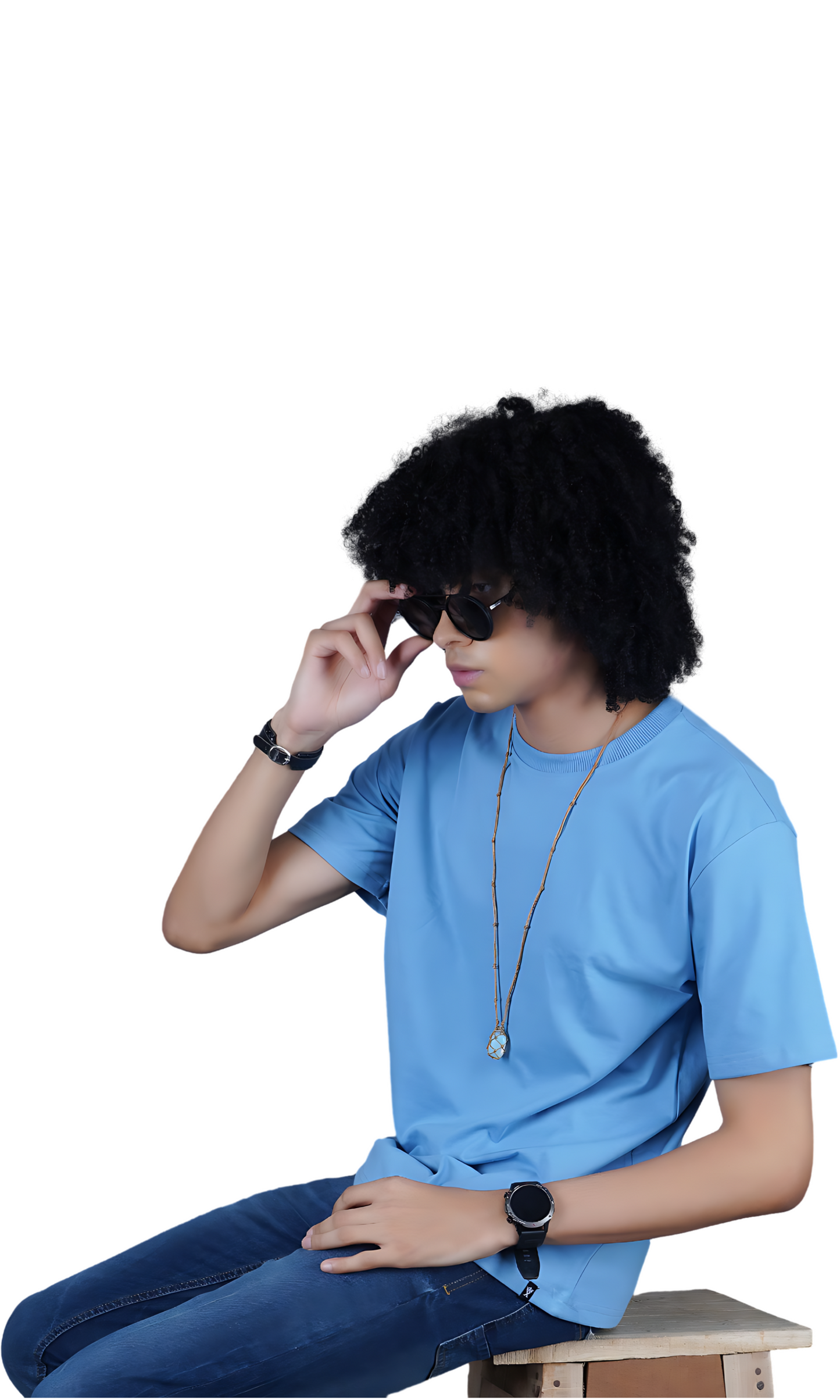 Sky Blue Oversize T-shirt