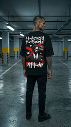 Attitude black Oversize T-shirt