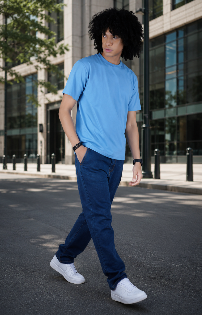 Sky Blue Oversize T-shirt