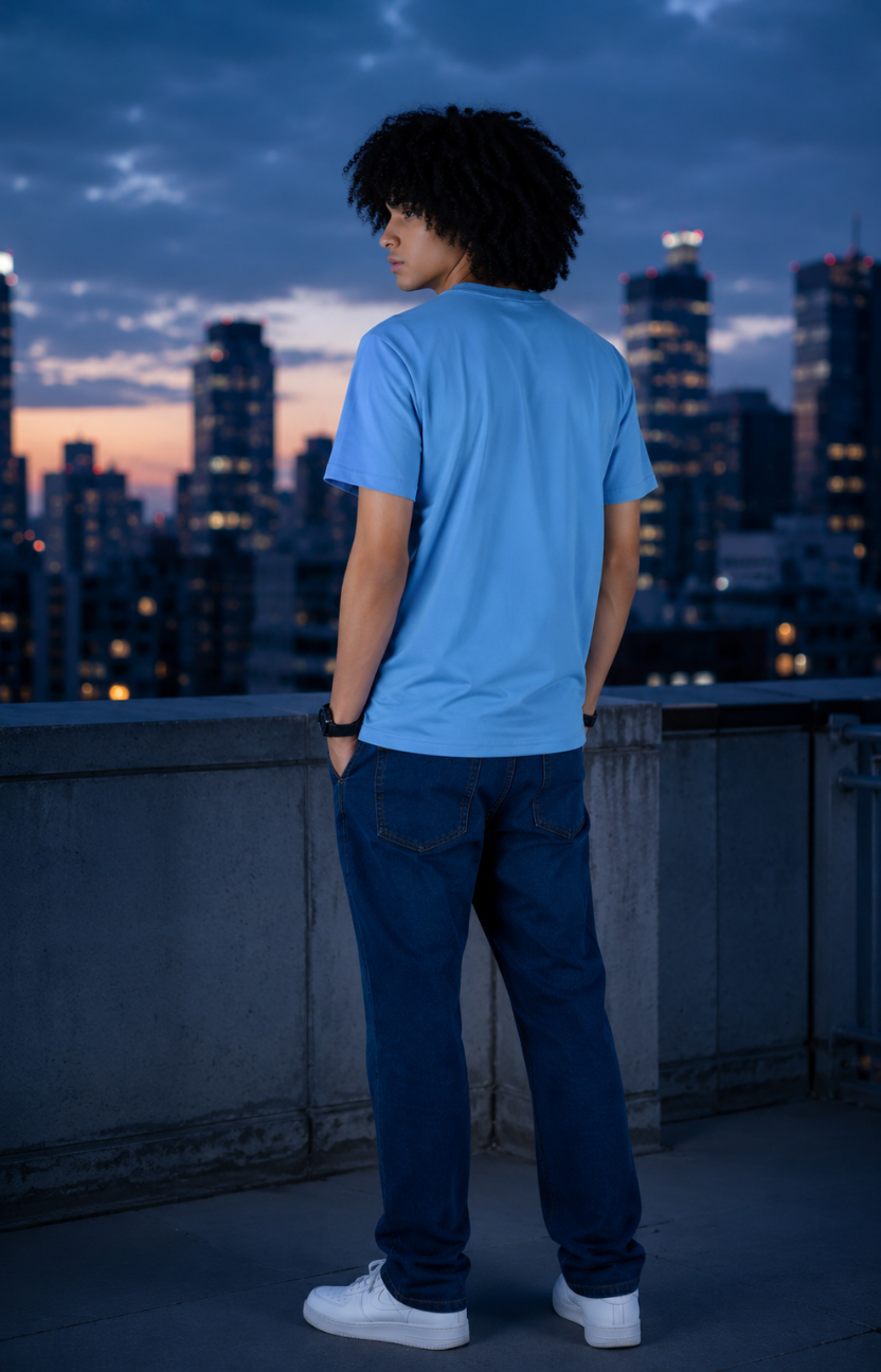 Sky Blue Oversize T-shirt
