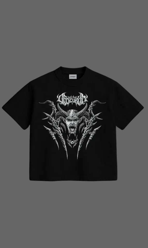 Dark Demon Lord Gothic Graphic T-Shirt