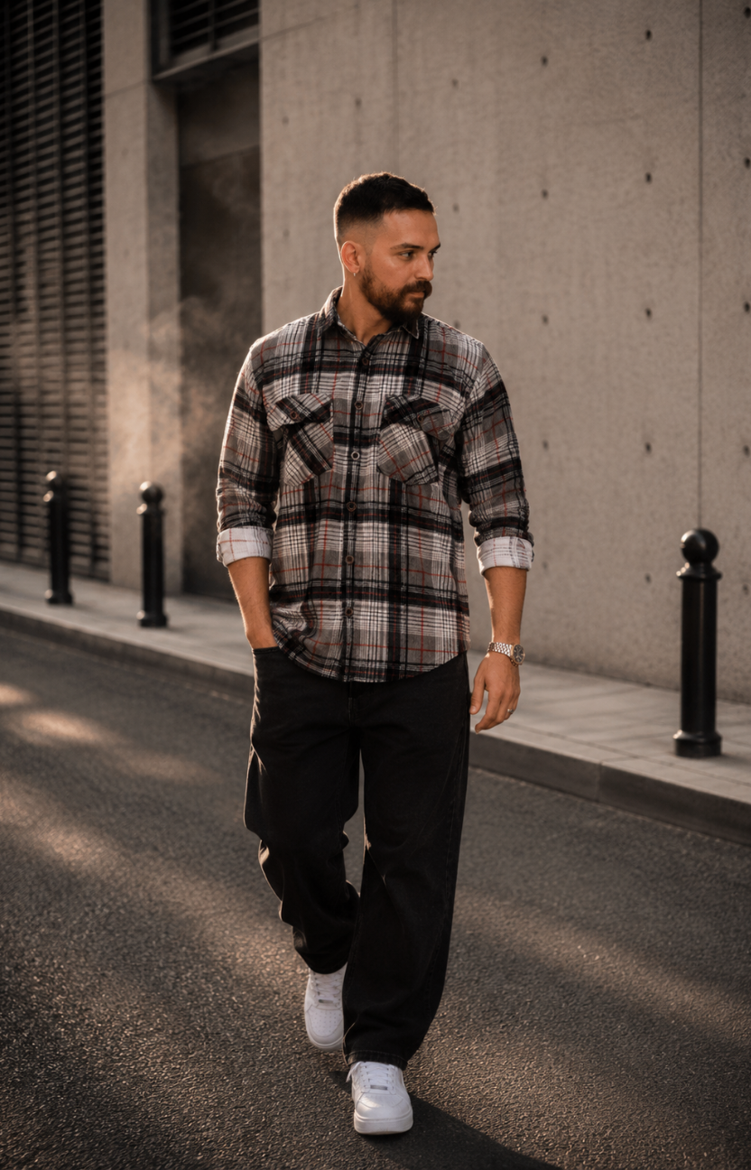 Street Nomad checks Shirt